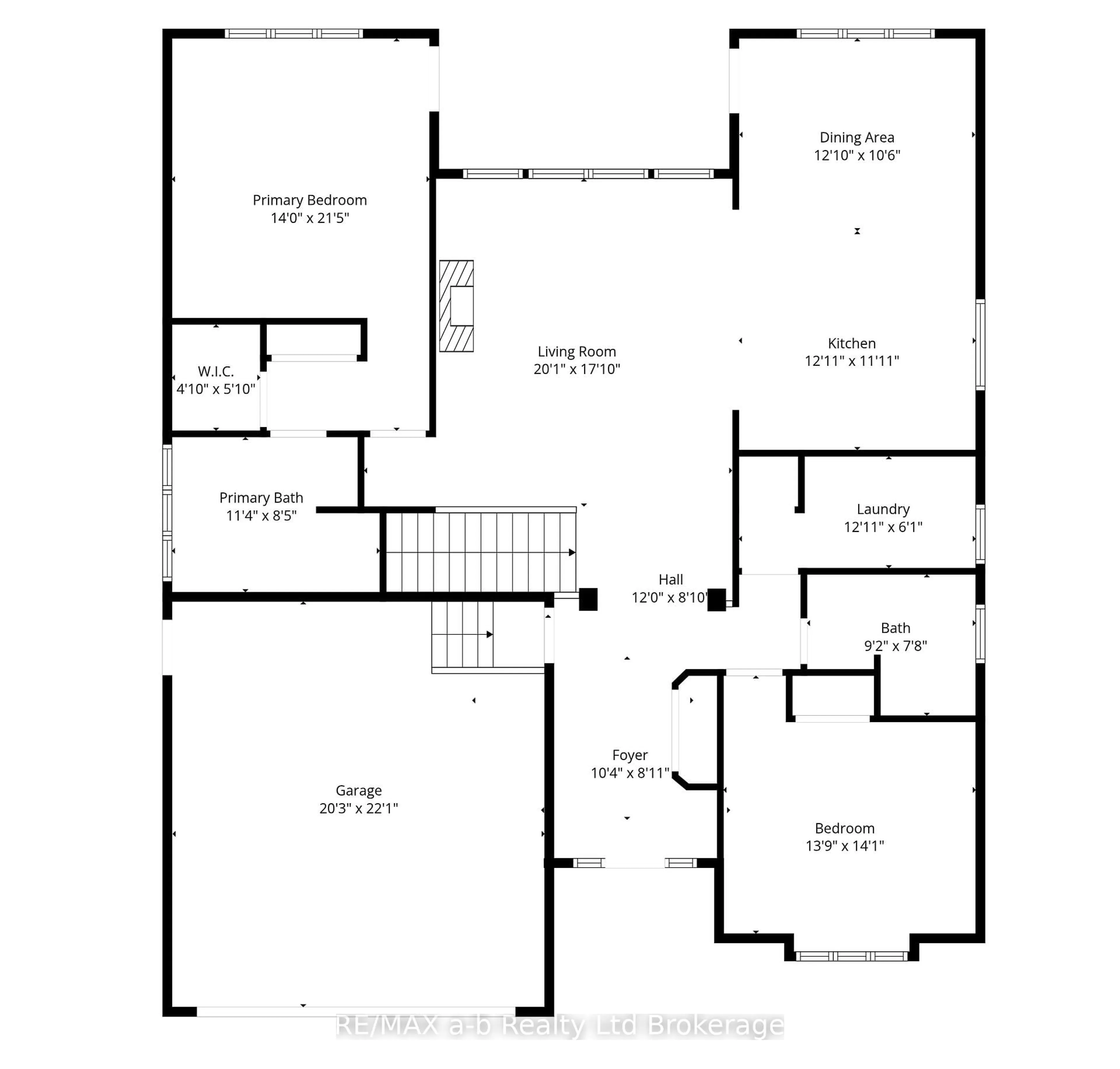Floor plan for 911 Ridgewood Dr, Woodstock Ontario N4T 0B8
