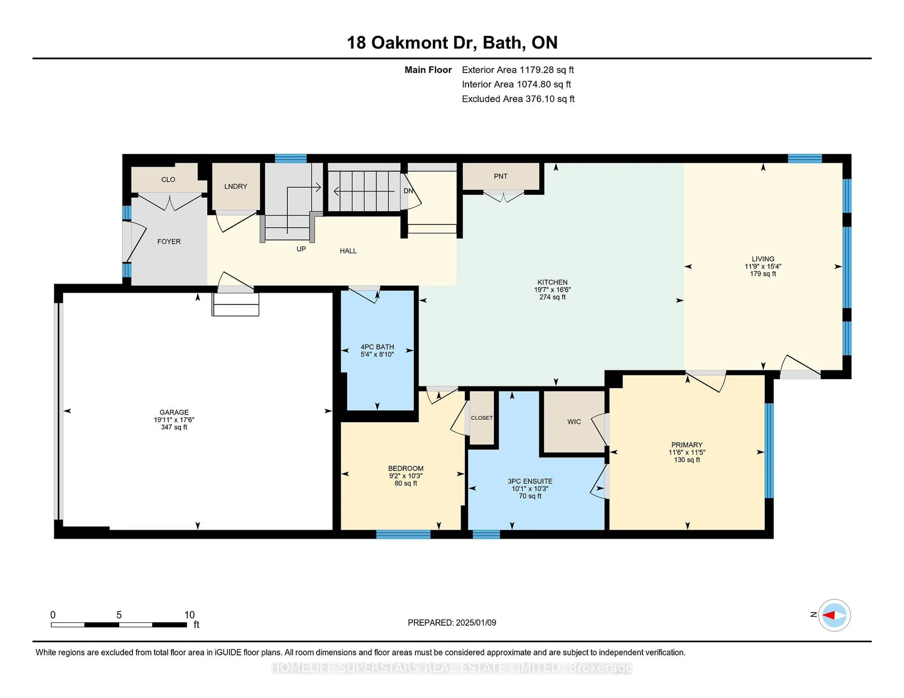 Floor plan for 18 Oakmont Dr, Bath Ontario K0H 1G0