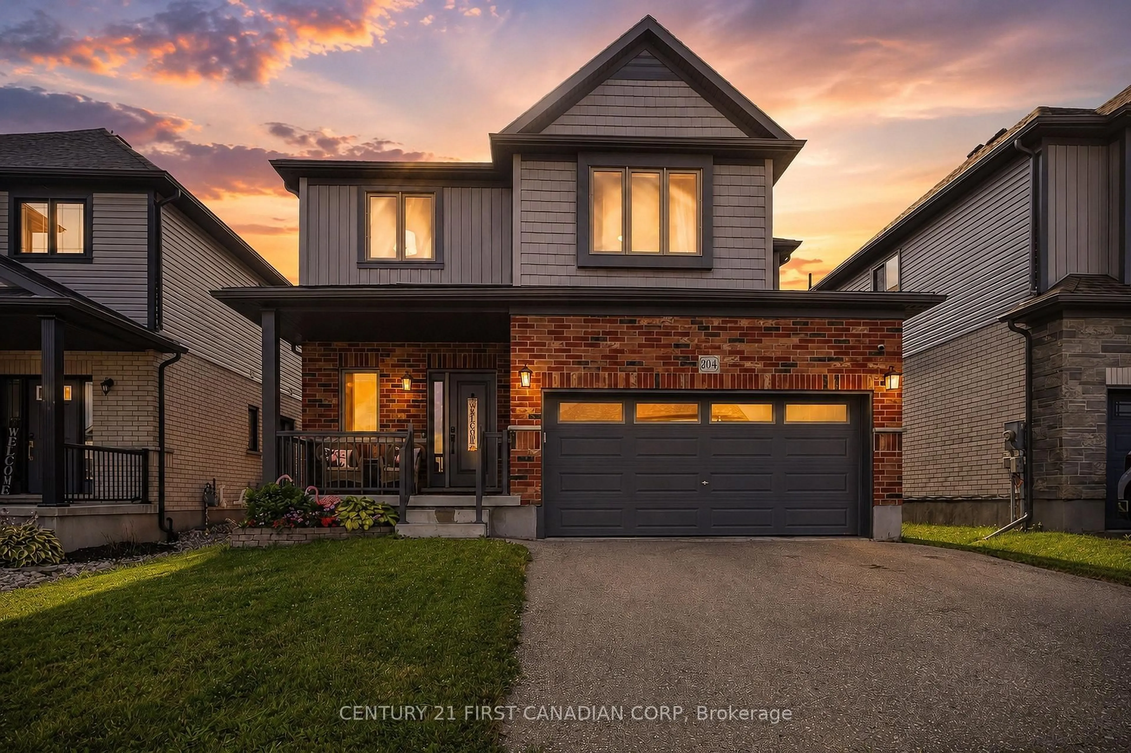 Home with brick exterior material, street for 204 Snyder Ave, Woolwich Ontario N3B 0C9