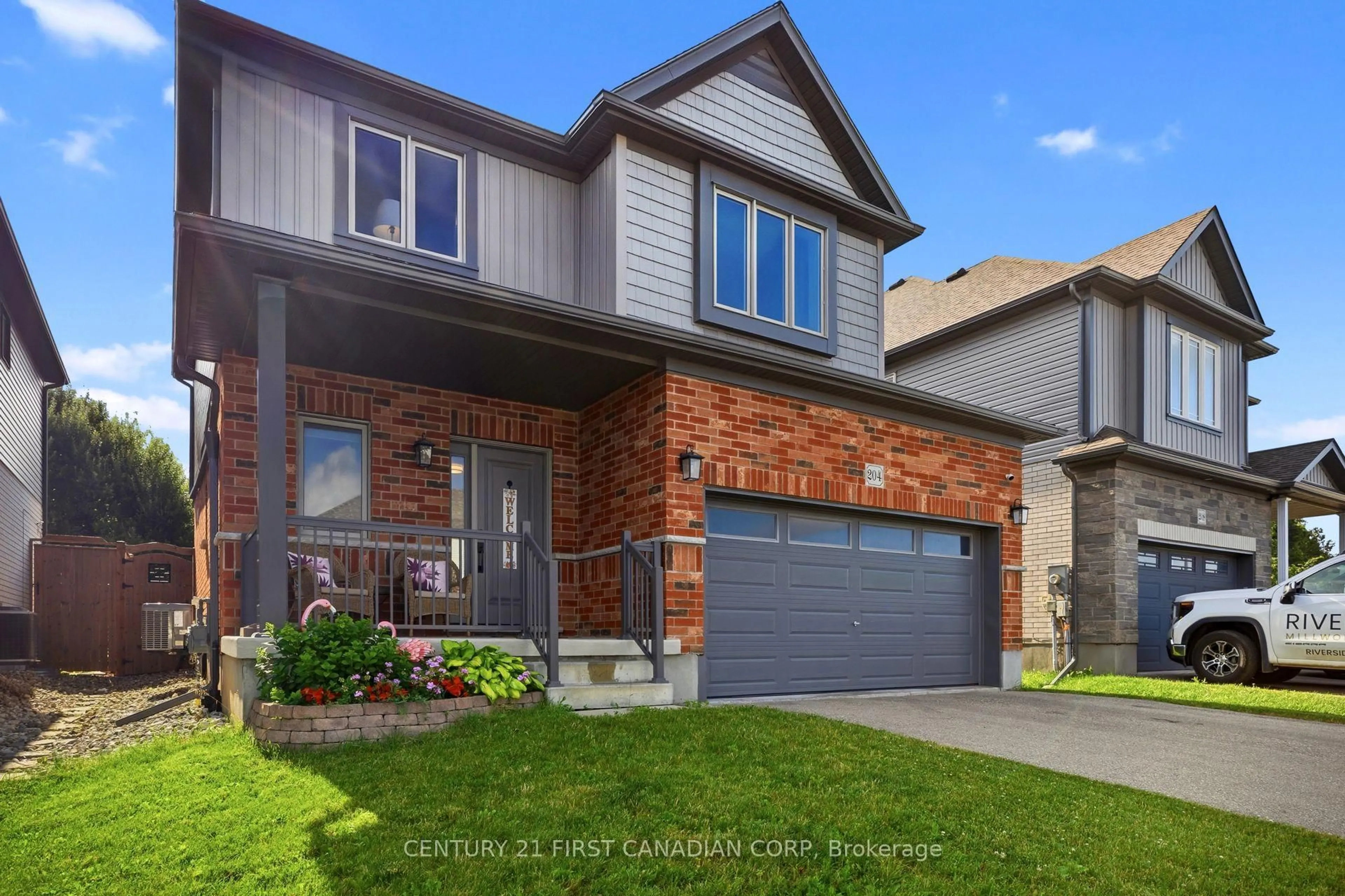 Home with brick exterior material, street for 204 Snyder Ave, Woolwich Ontario N3B 0C9