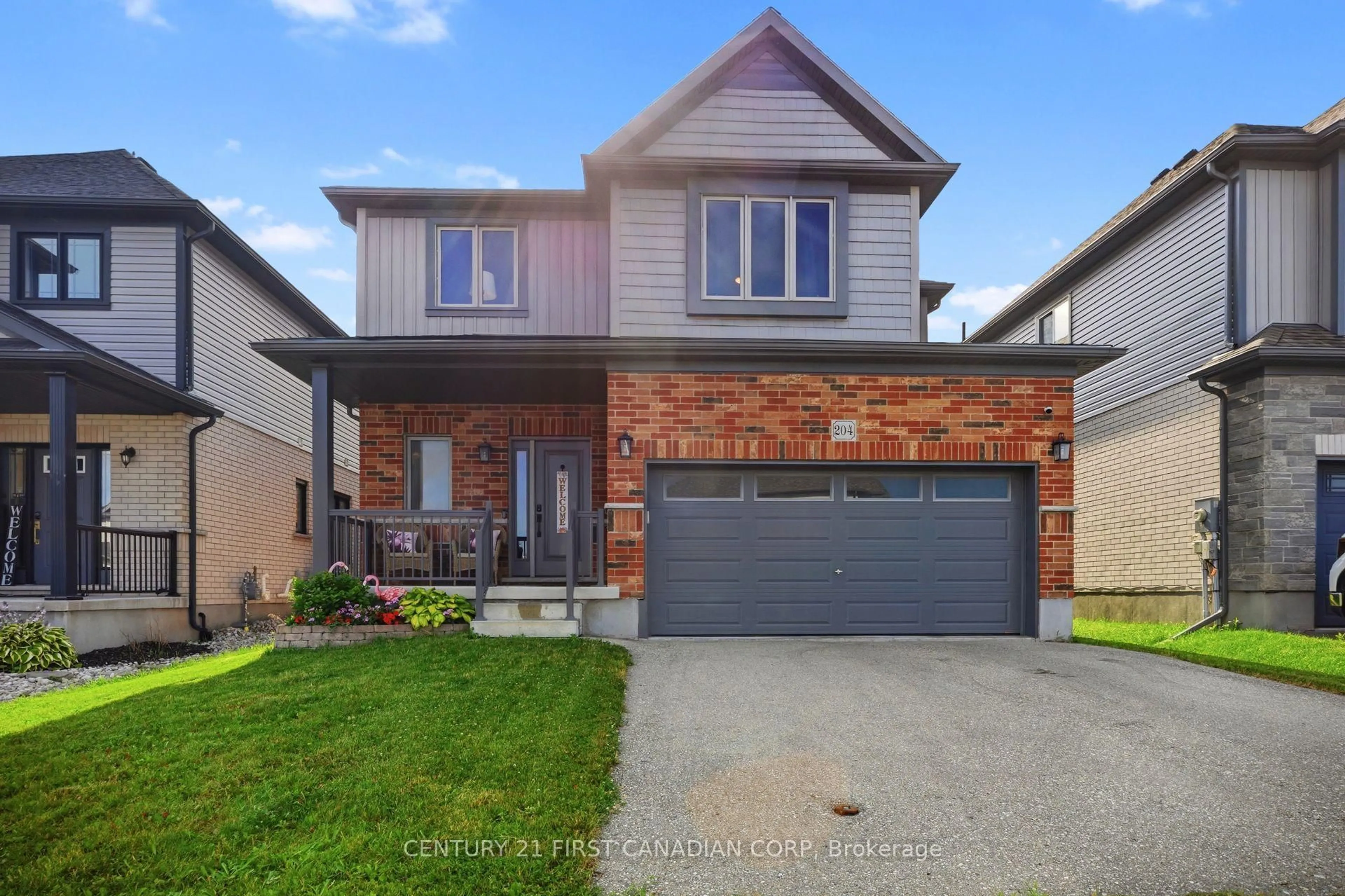 Home with brick exterior material, street for 204 Snyder Ave, Woolwich Ontario N3B 0C9