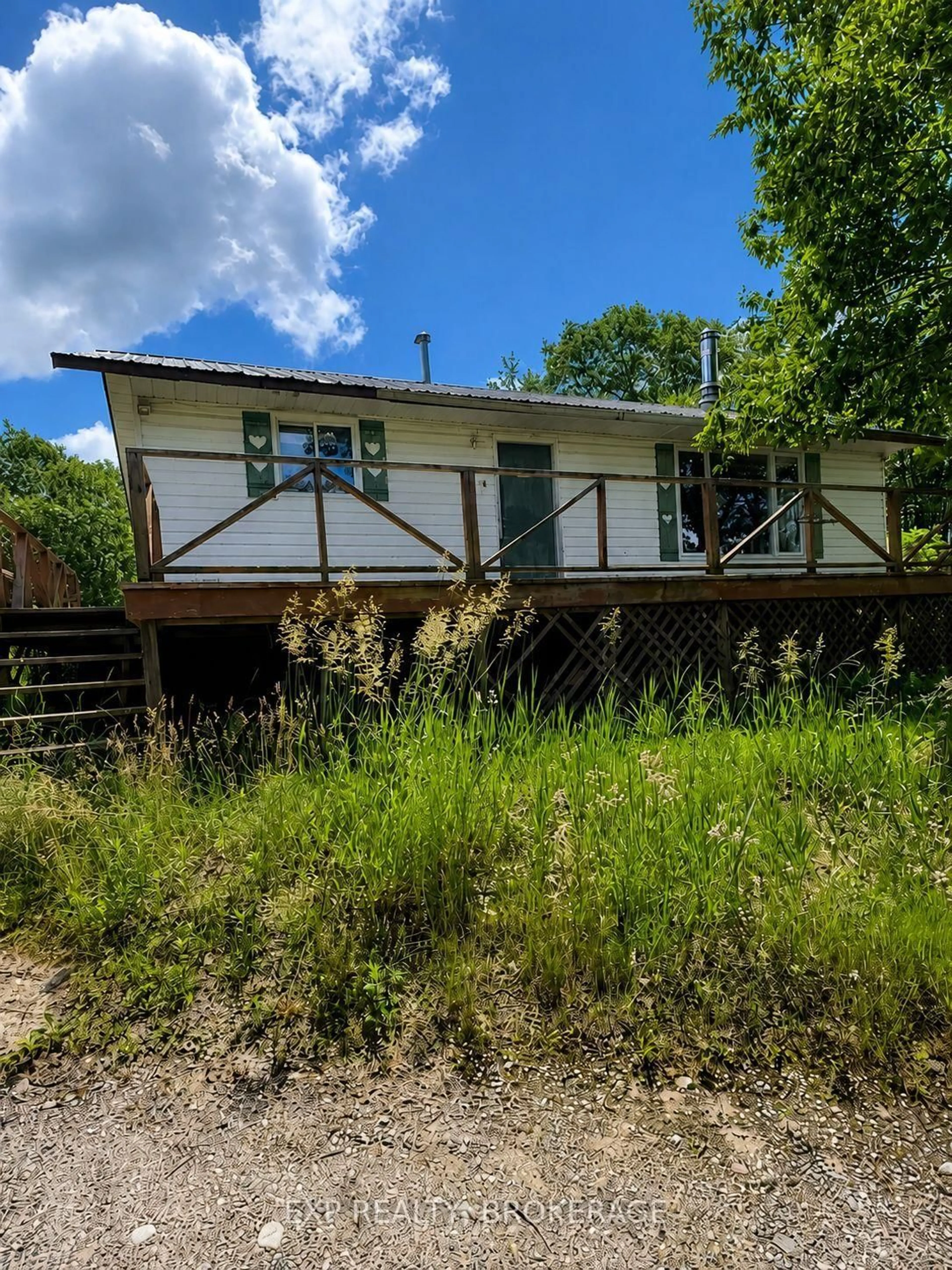 A pic from outside/outdoor area/front of a property/back of a property/a pic from drone, building for 1966 Cross Rd, Maberly Ontario K0H 2B0