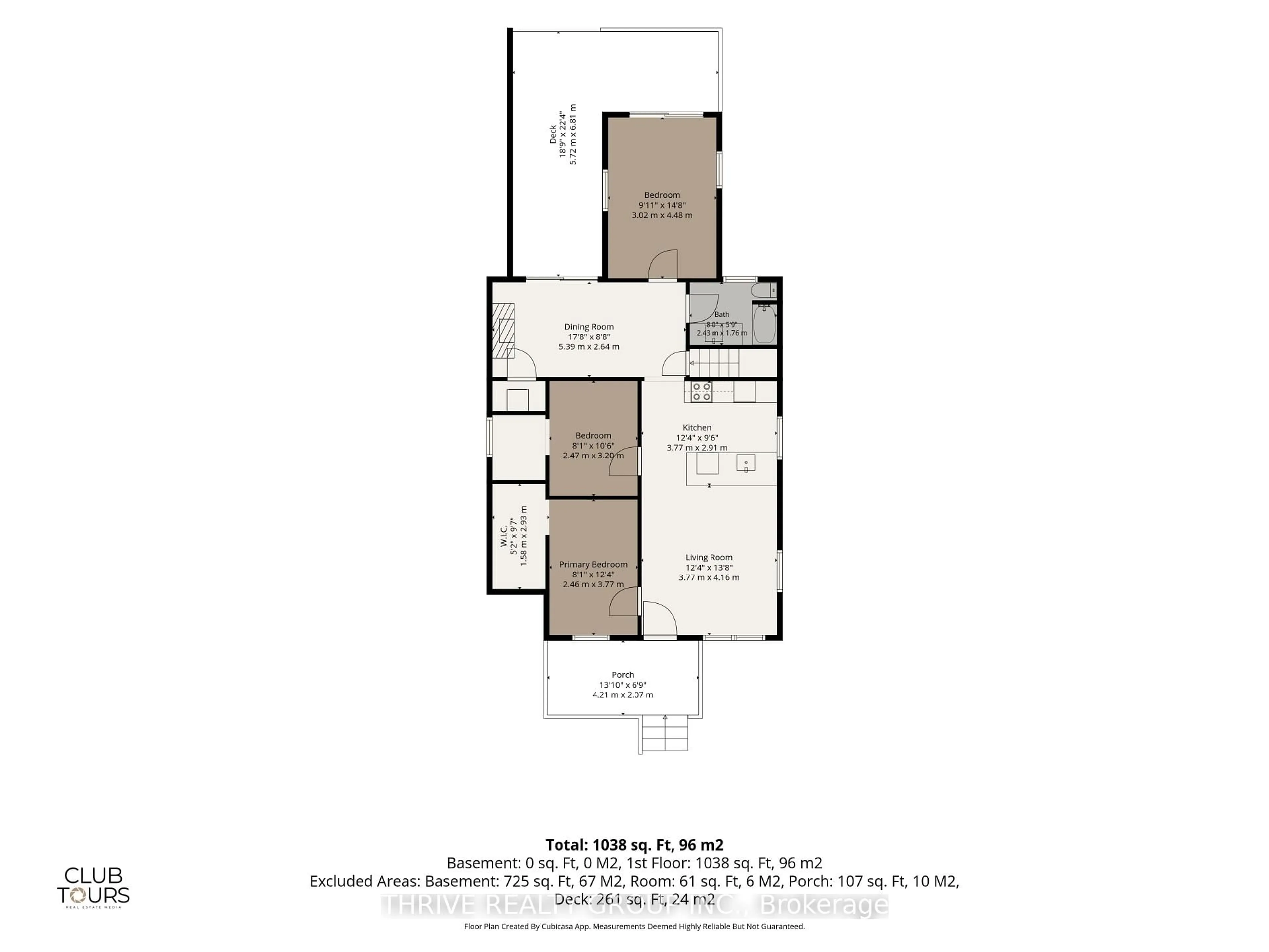 Floor plan for 176 Centre St, St. Thomas Ontario N5R 3A4
