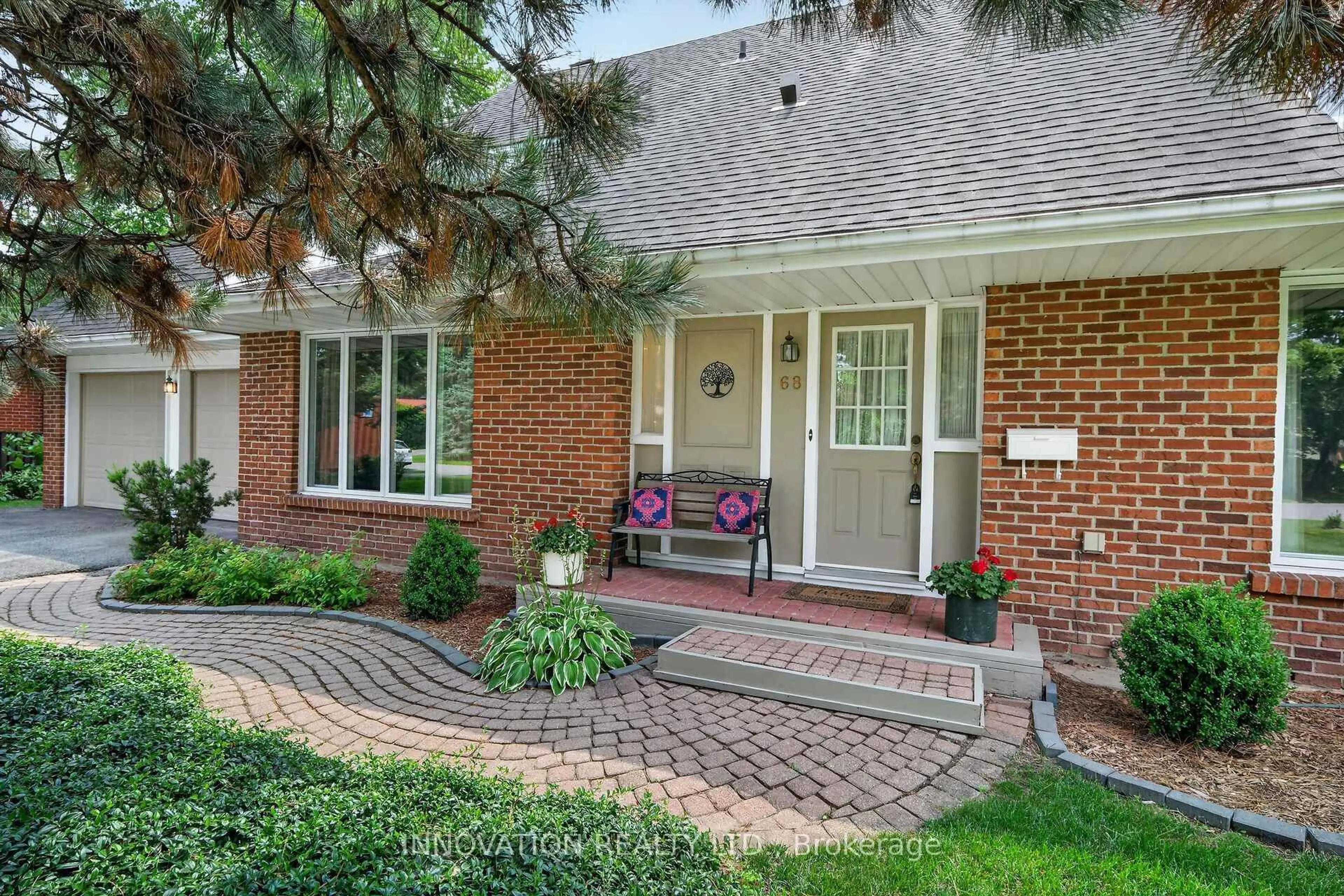 Home with brick exterior material, street for 68 Kingsford Crt, Kanata Ontario K2K 1T9