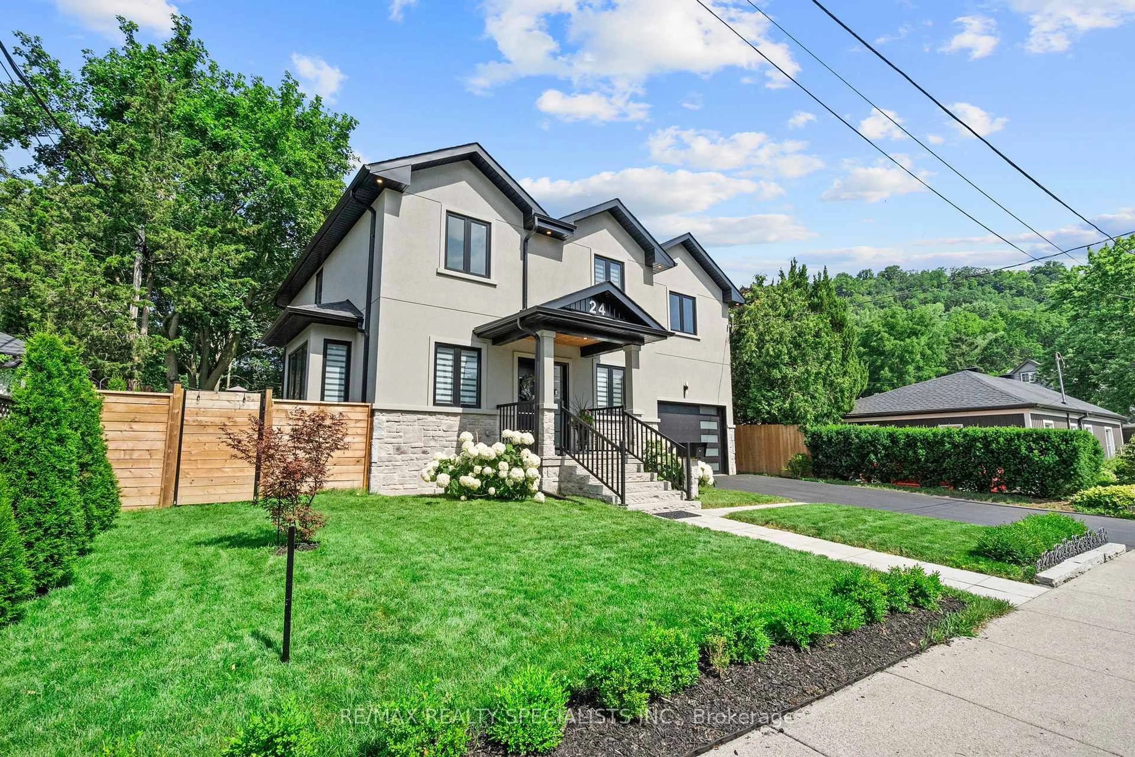 Home with brick exterior material, street for 24 Peel St, Hamilton Ontario L9H 2Z9
