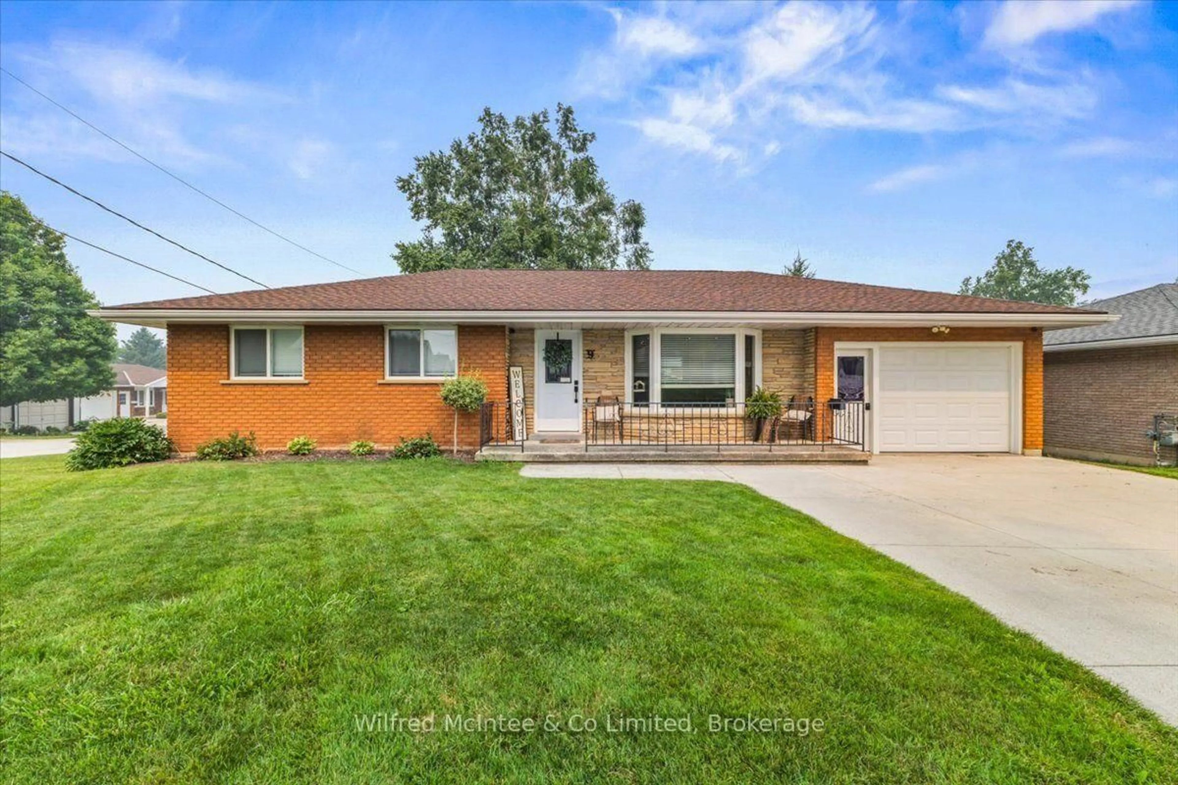 Home with brick exterior material, street for 9 Dietz St, South Bruce Ontario N0G 2J0