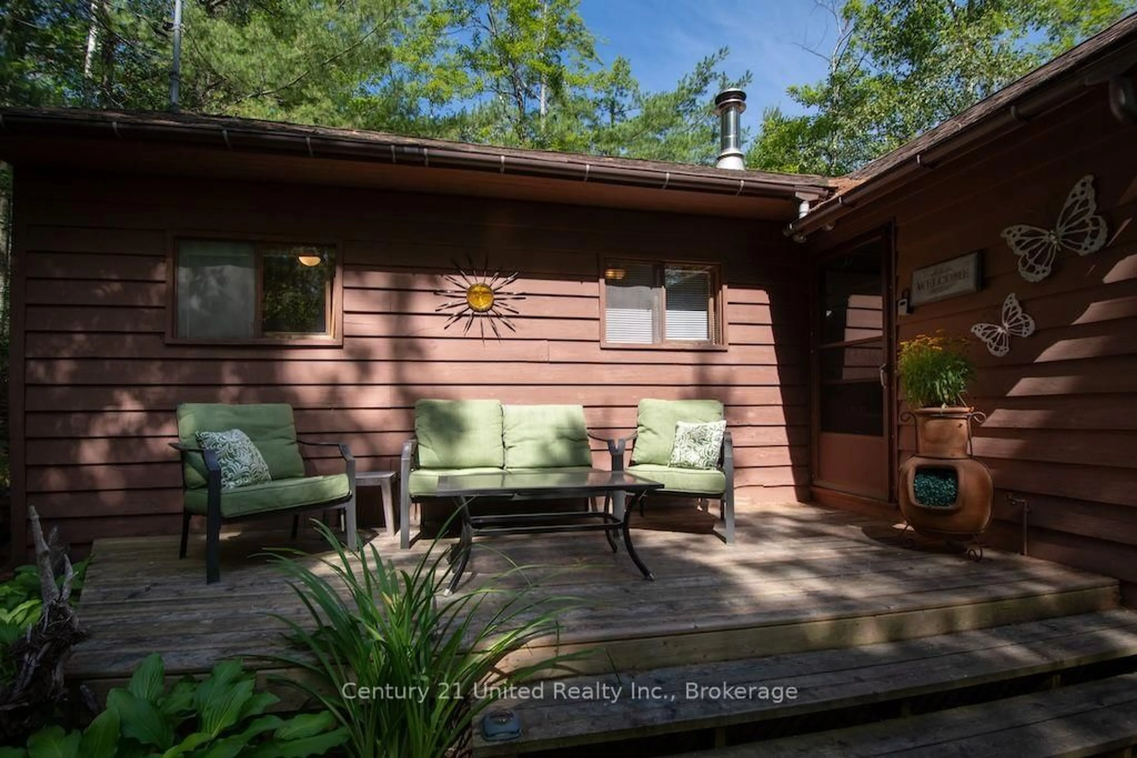 Patio, forest/trees view for 174 Fire Route 55, North Kawartha Ontario K0L 1A0