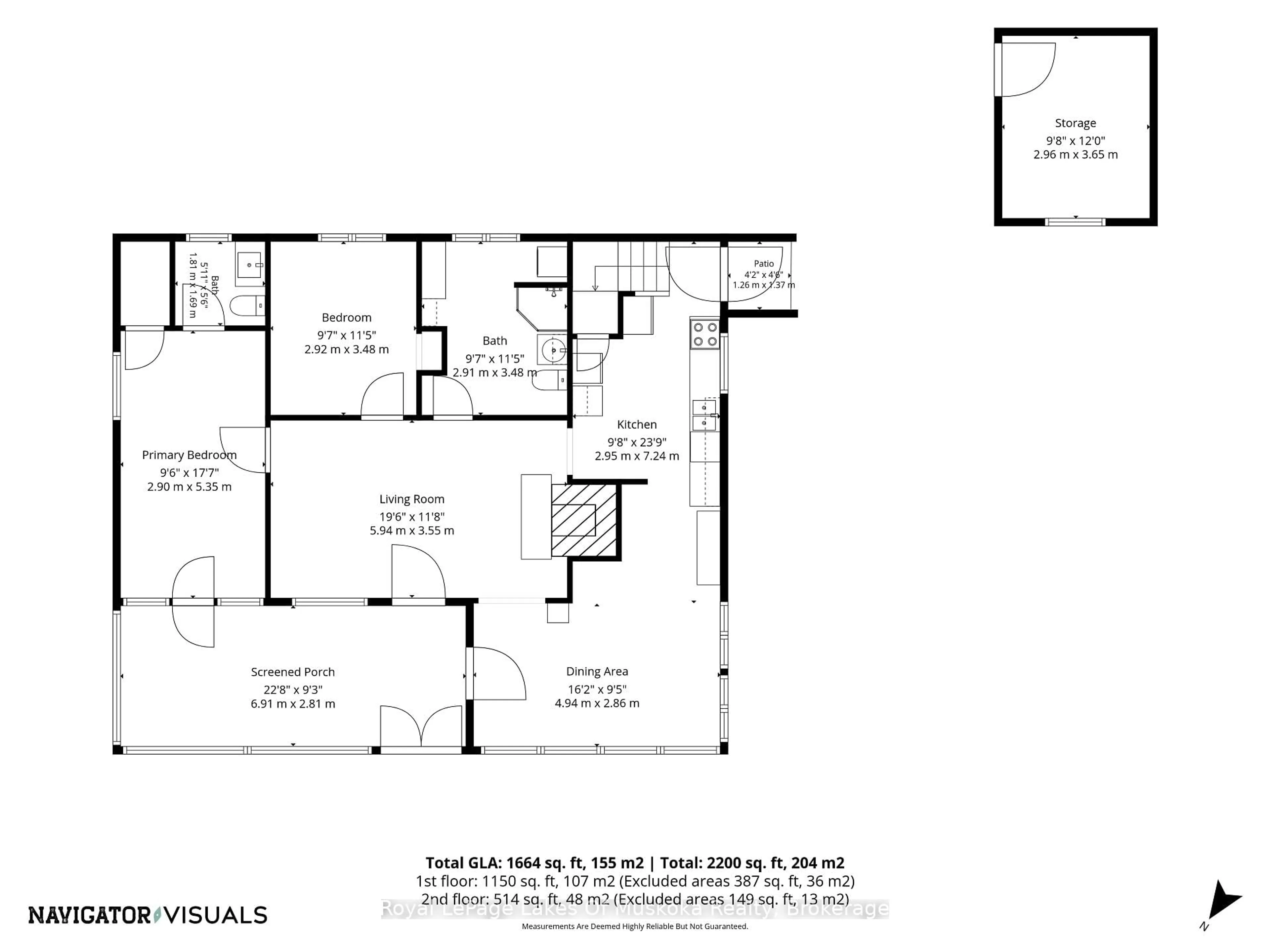 Floor plan for 1507 Old Hwy 117 Rd, Lake of Bays Ontario P0B 1A0