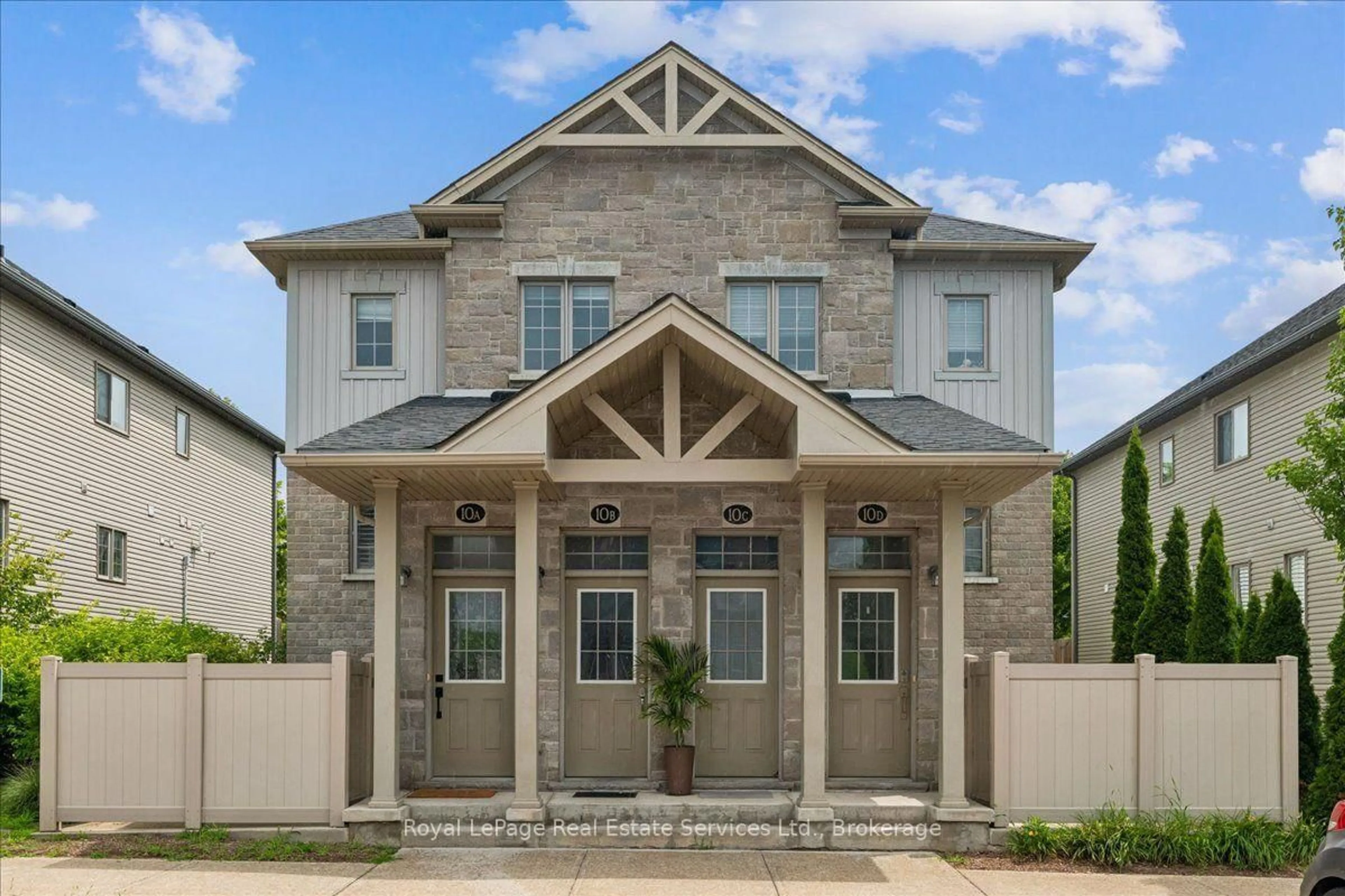 Home with brick exterior material, street for 388 Old Huron Rd #10B, Kitchener Ontario N2R 0J5