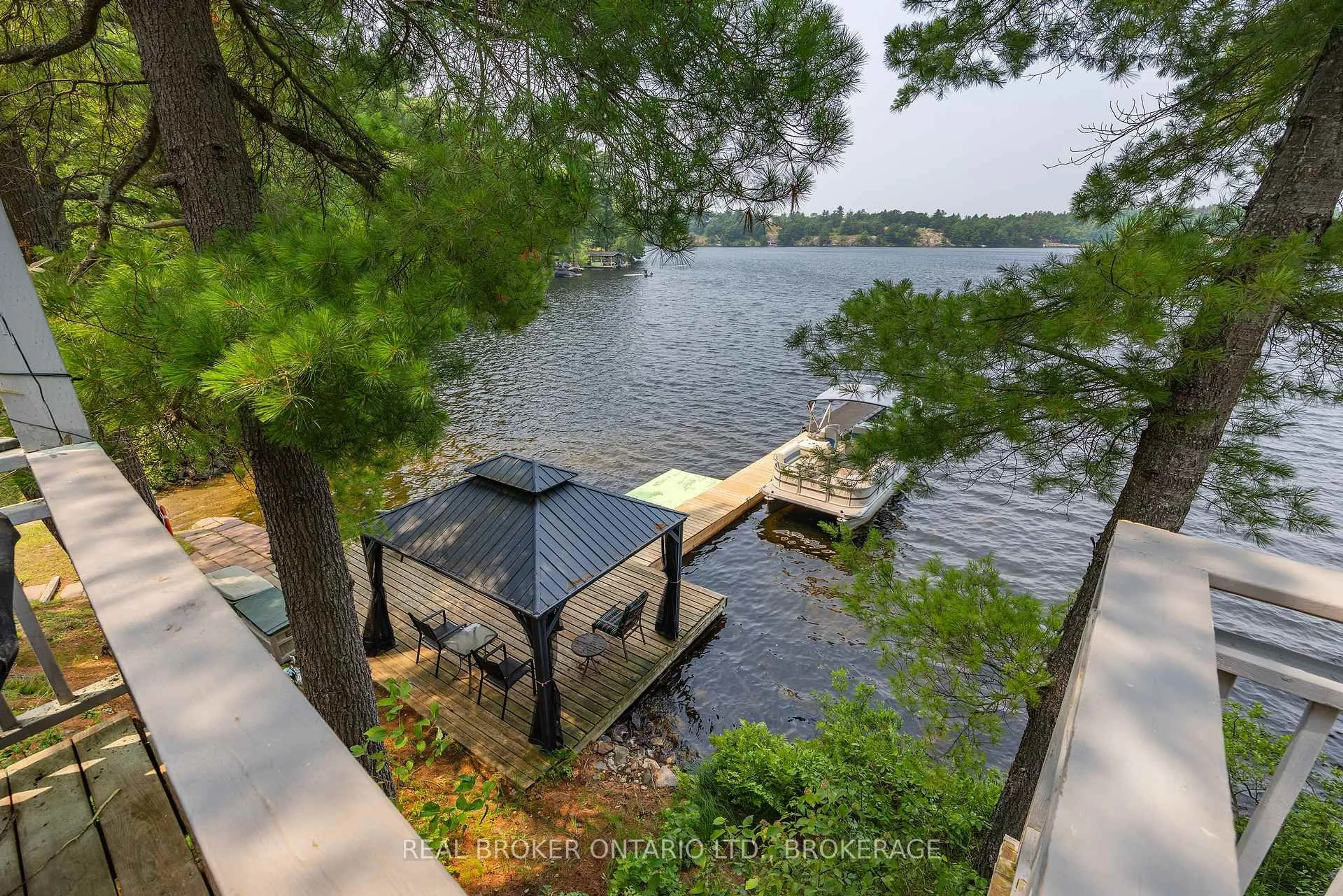 Patio, water/lake/river/ocean view for 1152 Sparks Lane, Kaladar Ontario K0K 1Z0
