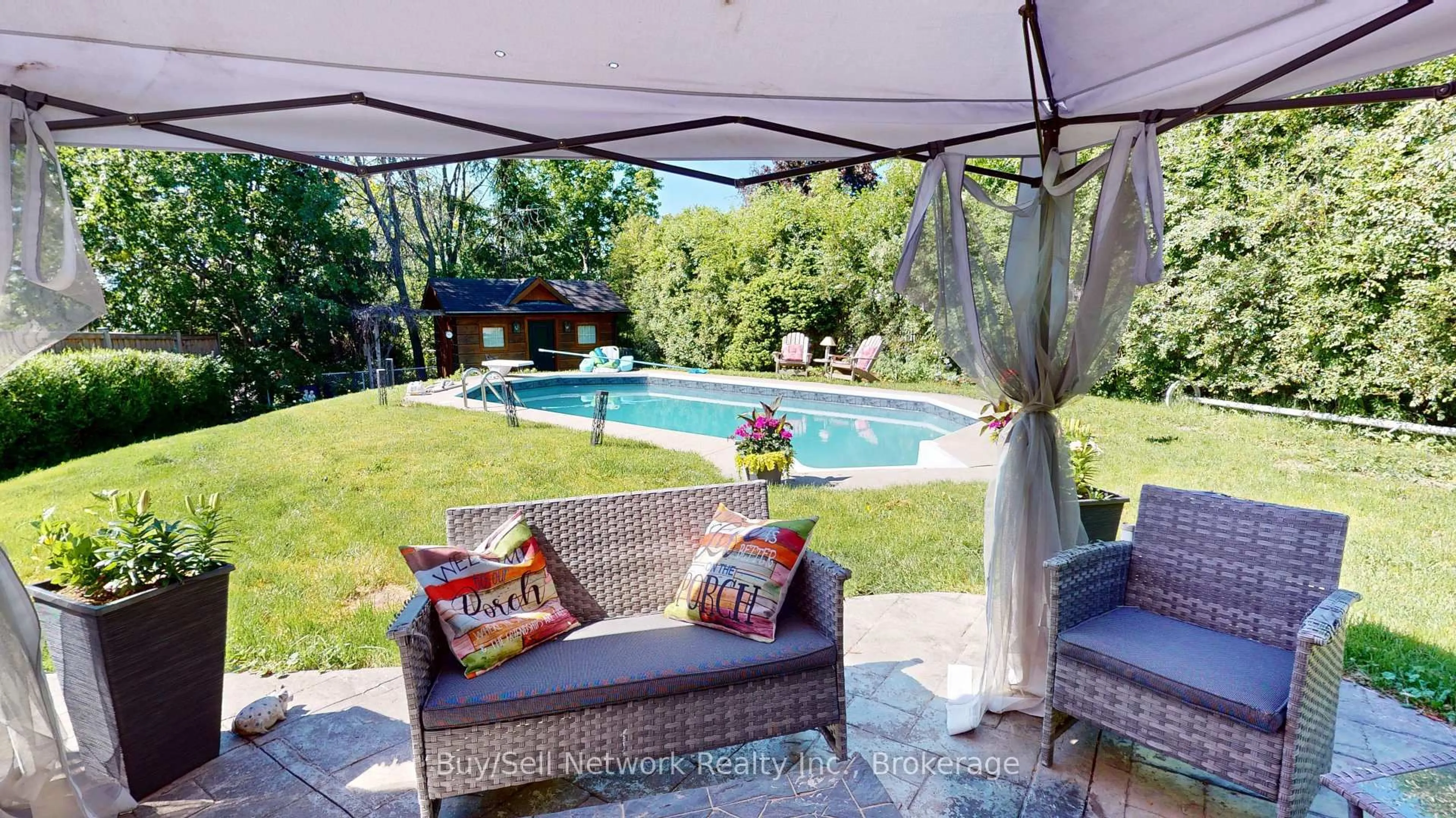 Patio, water/lake/river/ocean view for 2504 Idyllwood Cres, Peterborough Ontario K9L 1Y9