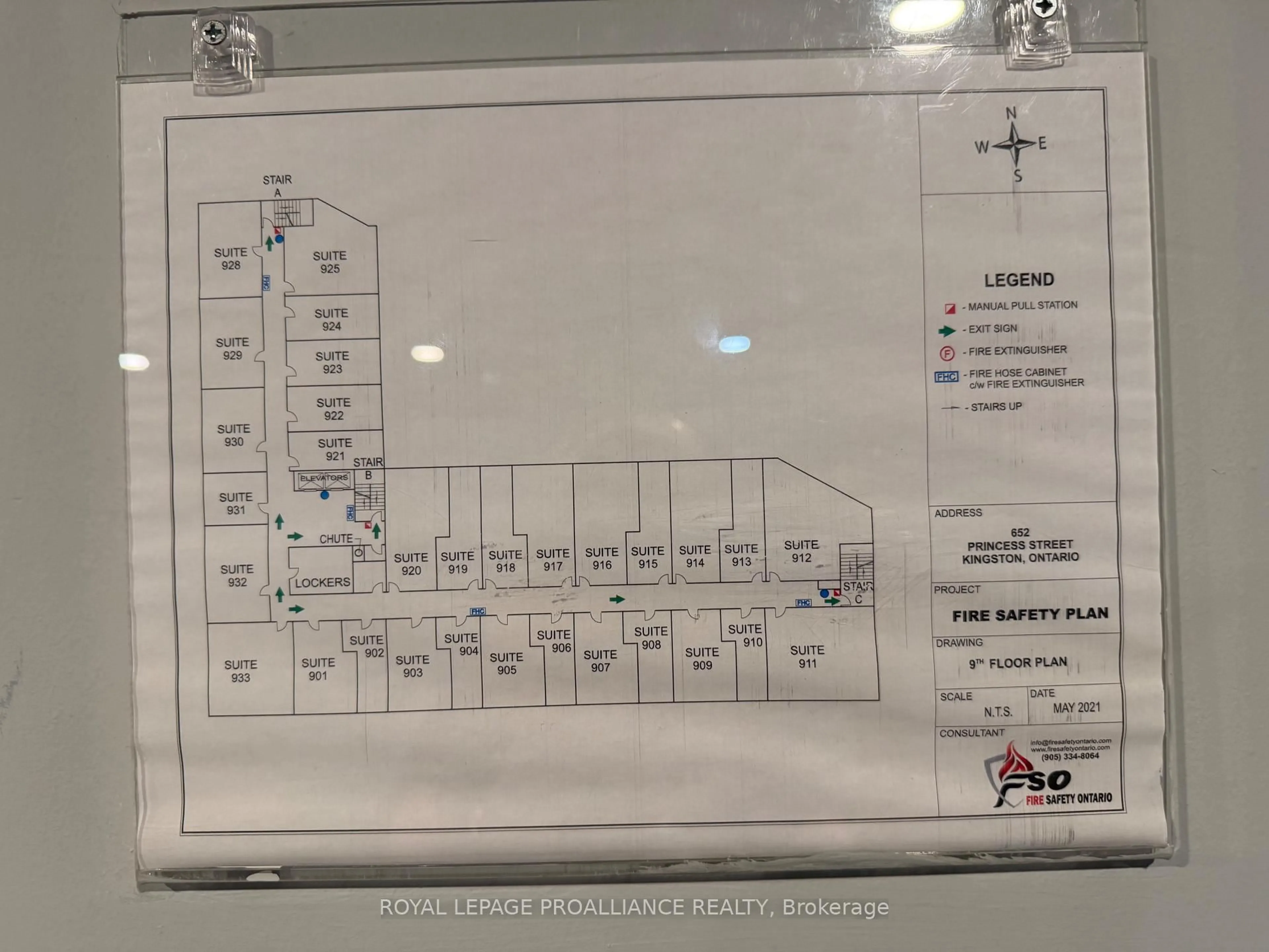 Picture of a map for 652 Princess St #913, Kingston Ontario K7L 1E5