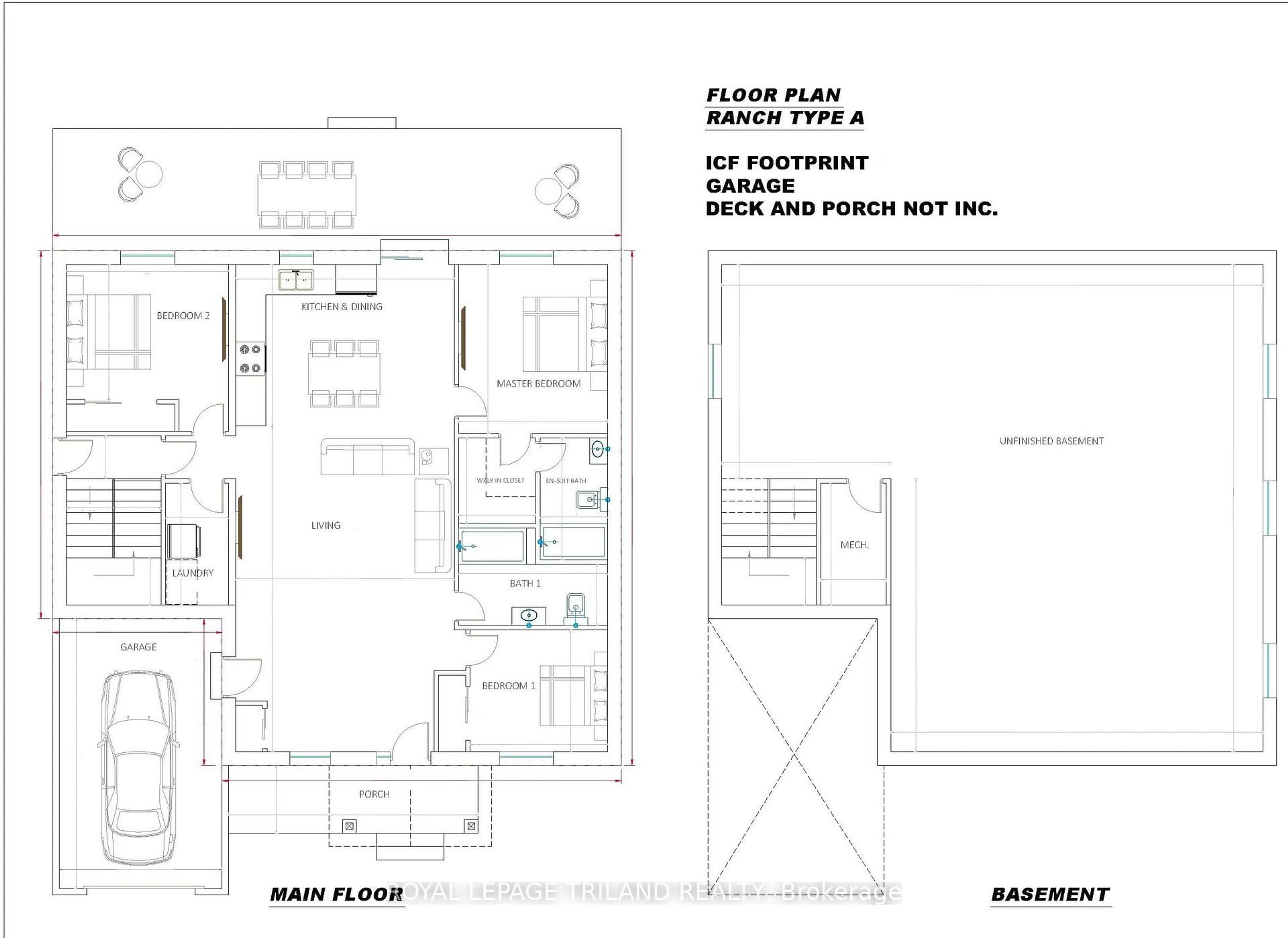 Floor plan for Lot 40 County 50 Rd, Windsor Ontario N0R 1G0