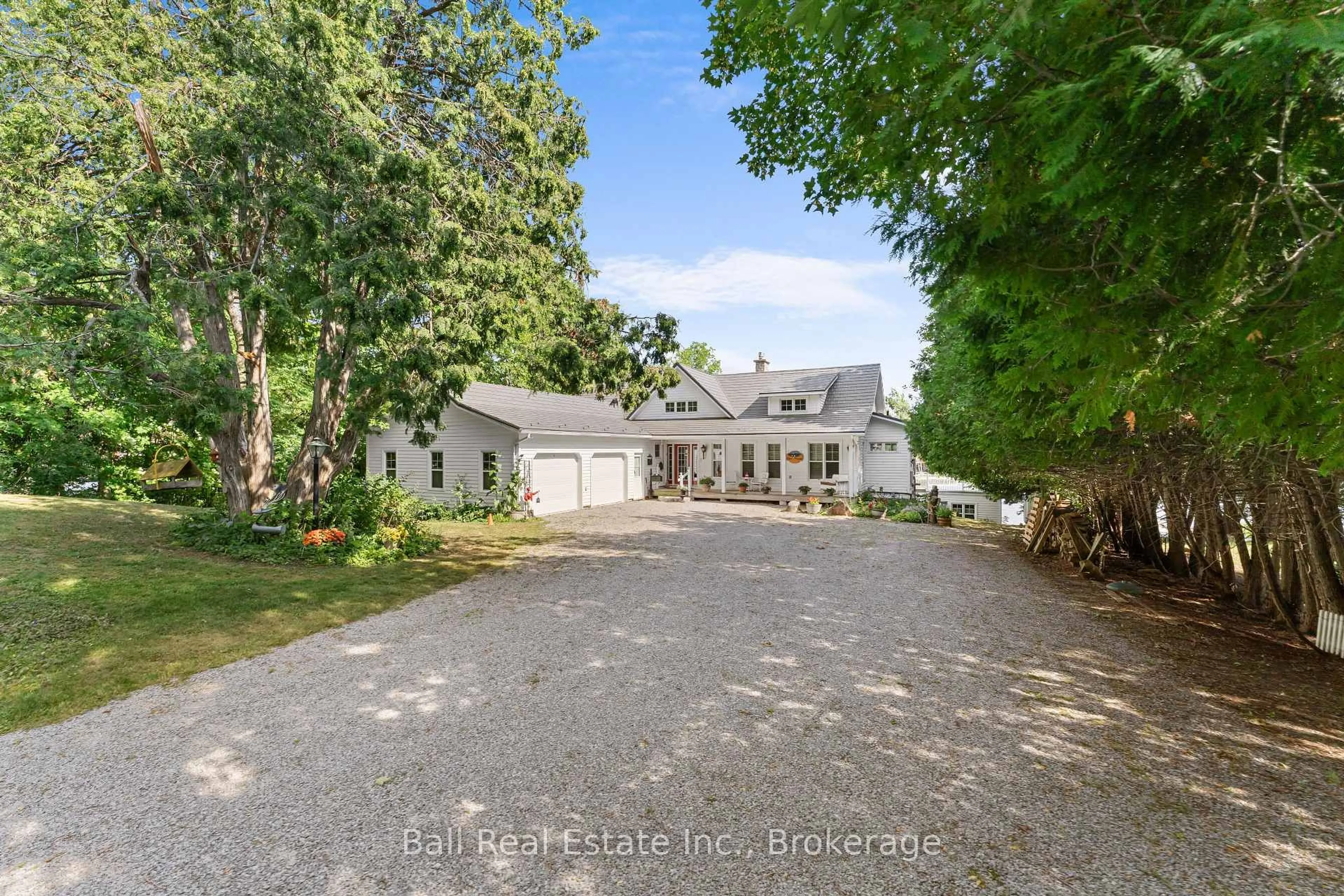 A pic from outside/outdoor area/front of a property/back of a property/a pic from drone, street for 96 Fire Route 98, Trent Lakes Ontario K0M 1A0