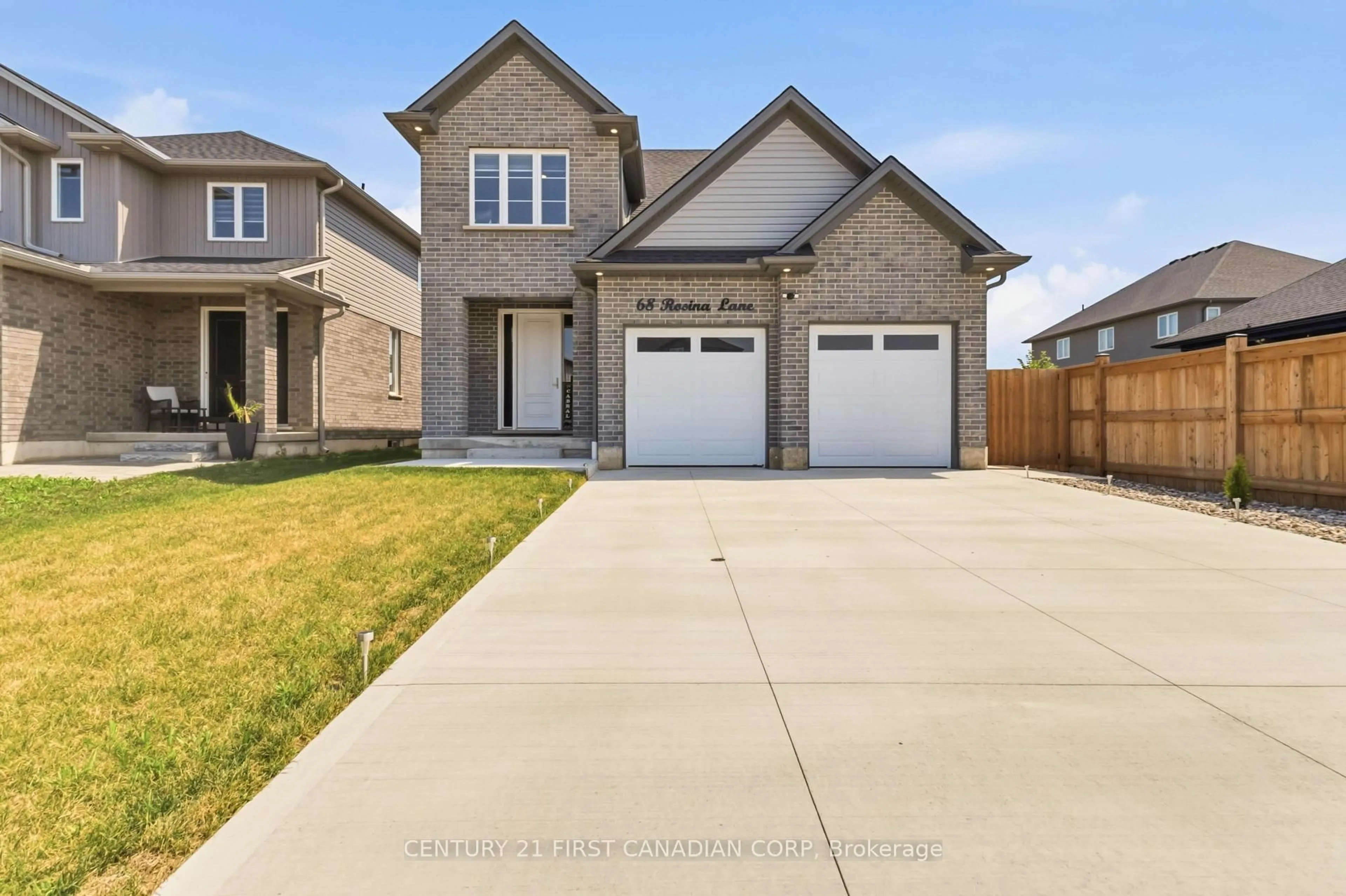 Home with brick exterior material, street for 68 Rosina Lane, Zorra Ontario N0M 2M0