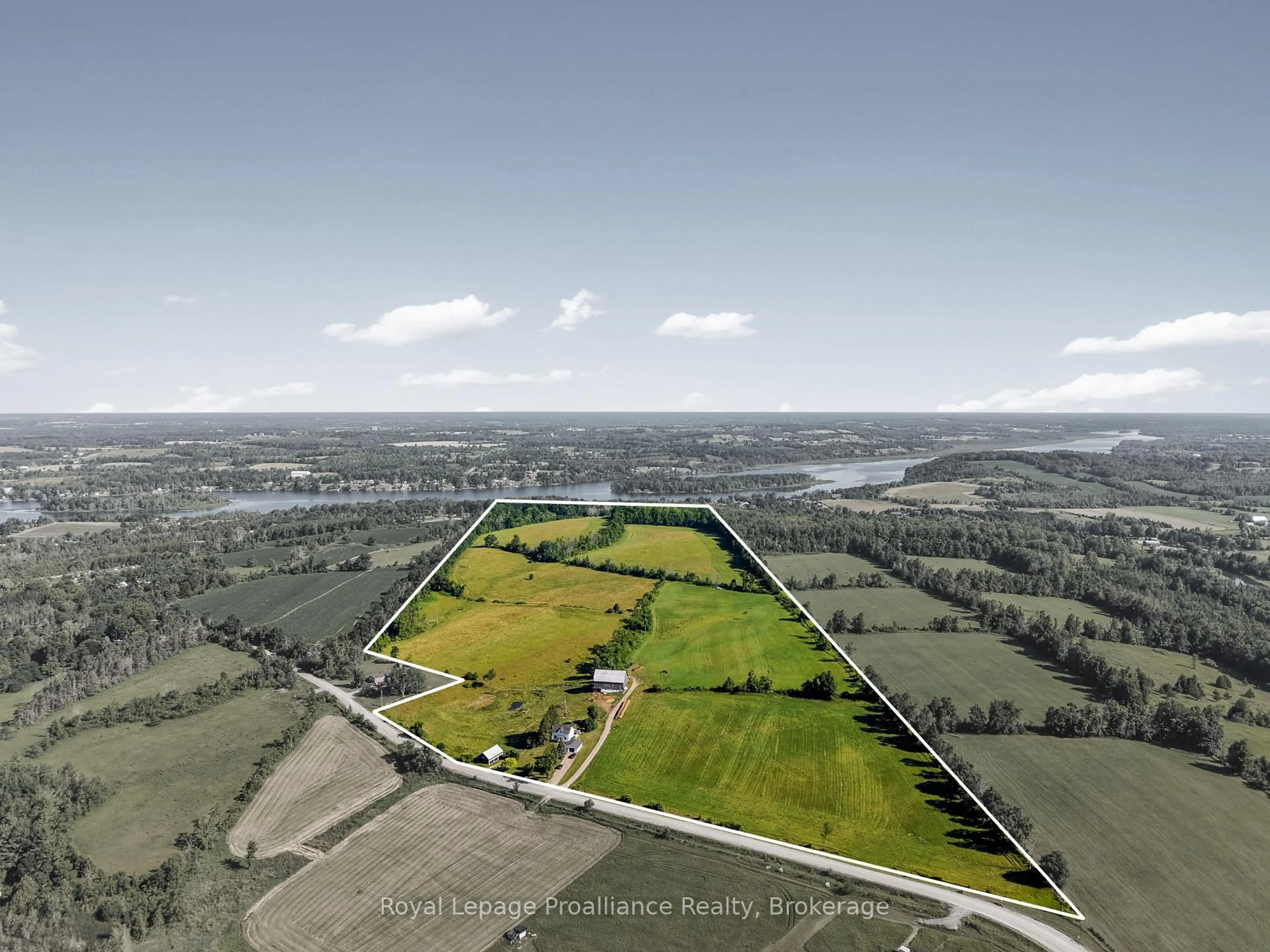 A pic from outside/outdoor area/front of a property/back of a property/a pic from drone, water/lake/river/ocean view for 50 Dunlay Rd, Trent Hills Ontario K0L 1Y0