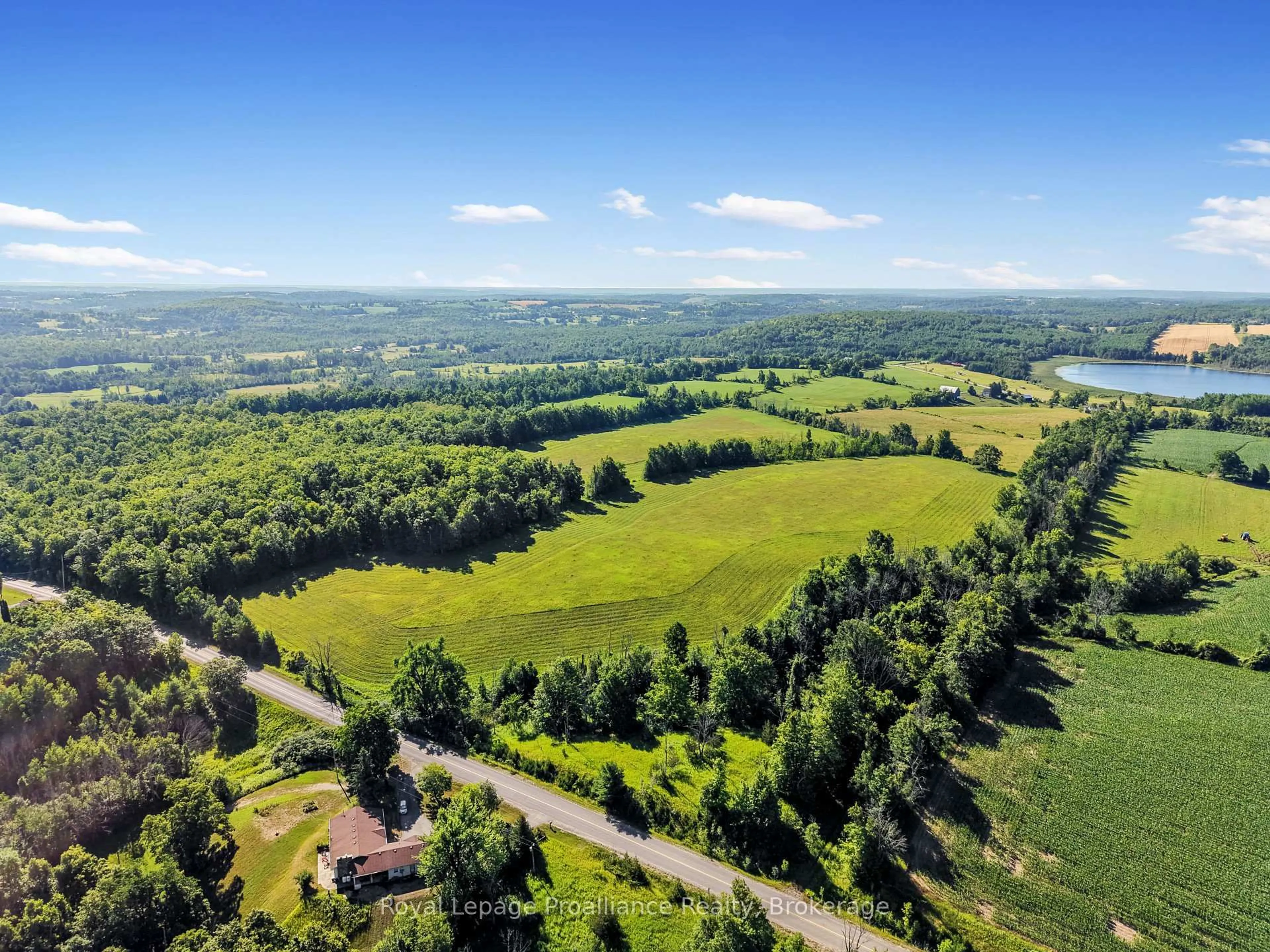 A pic from outside/outdoor area/front of a property/back of a property/a pic from drone, forest/trees view for 50 Dunlay Rd, Trent Hills Ontario K0L 1Y0