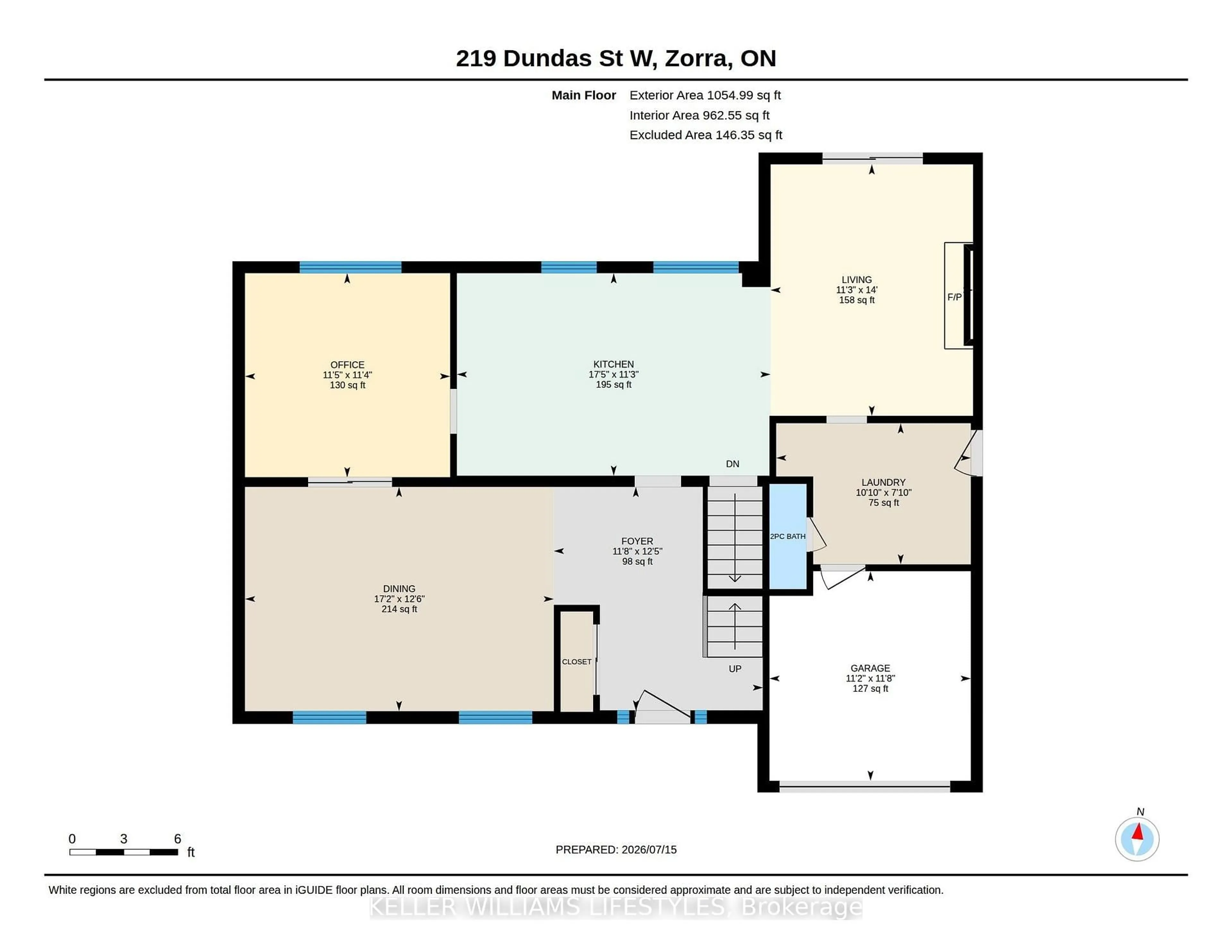 Floor plan for 219 Dundas St, Zorra Ontario N0M 2M0