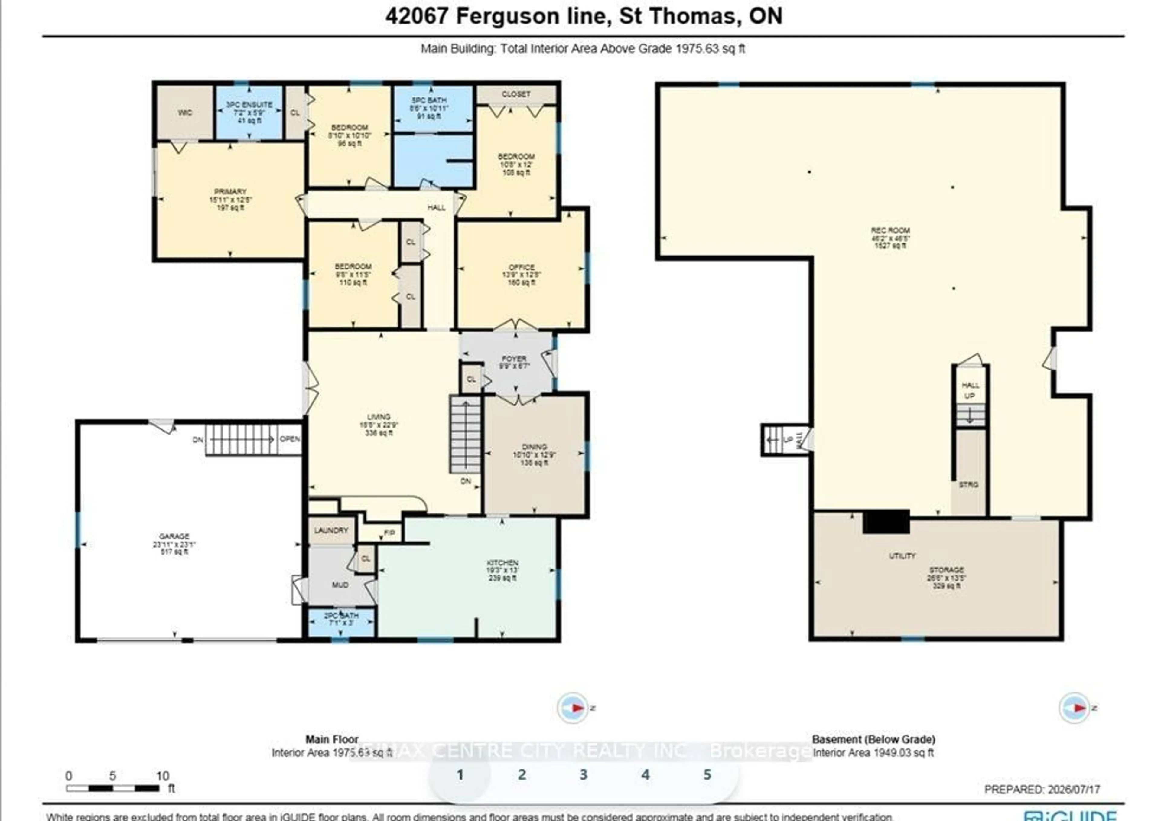 Floor plan for 42067 Ferguson Line, Central Elgin Ontario N5P 3T1