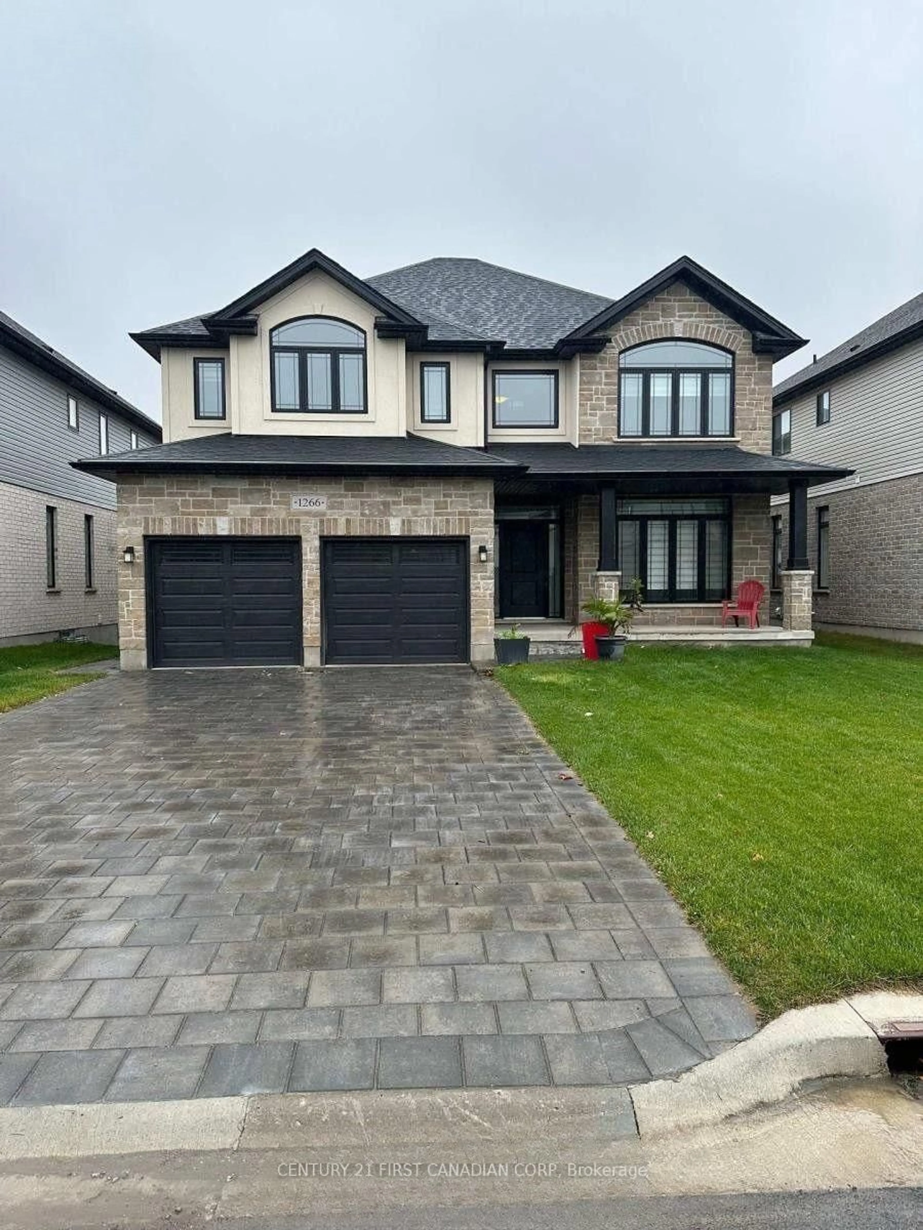 Home with brick exterior material, street for 1266 Silverfox Dr, London North Ontario N6G 0V8