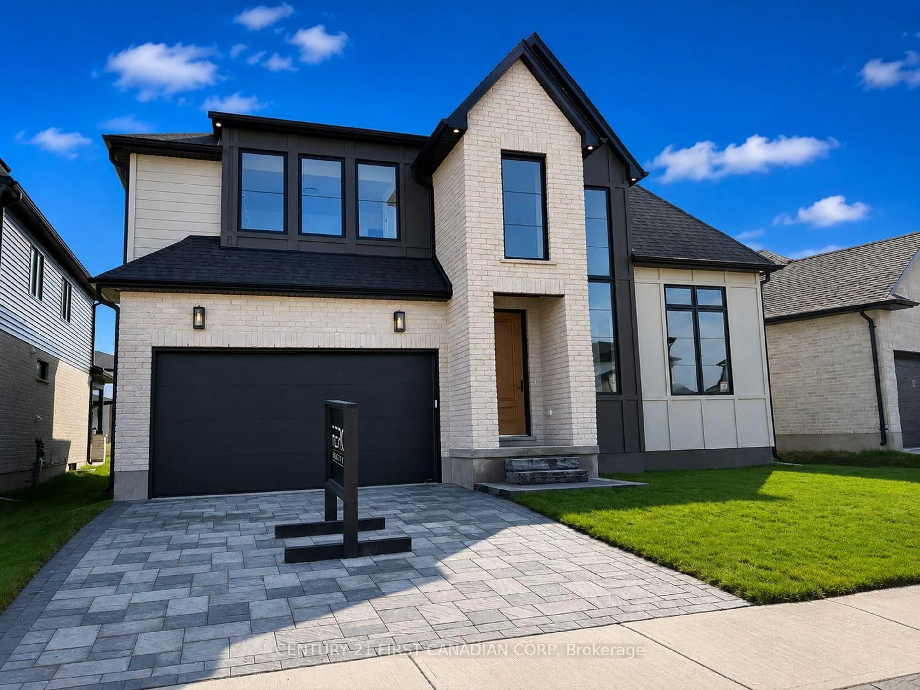 Home with brick exterior material, street for 3883 BIG LEAF Tr, London South Ontario N6P 0J9