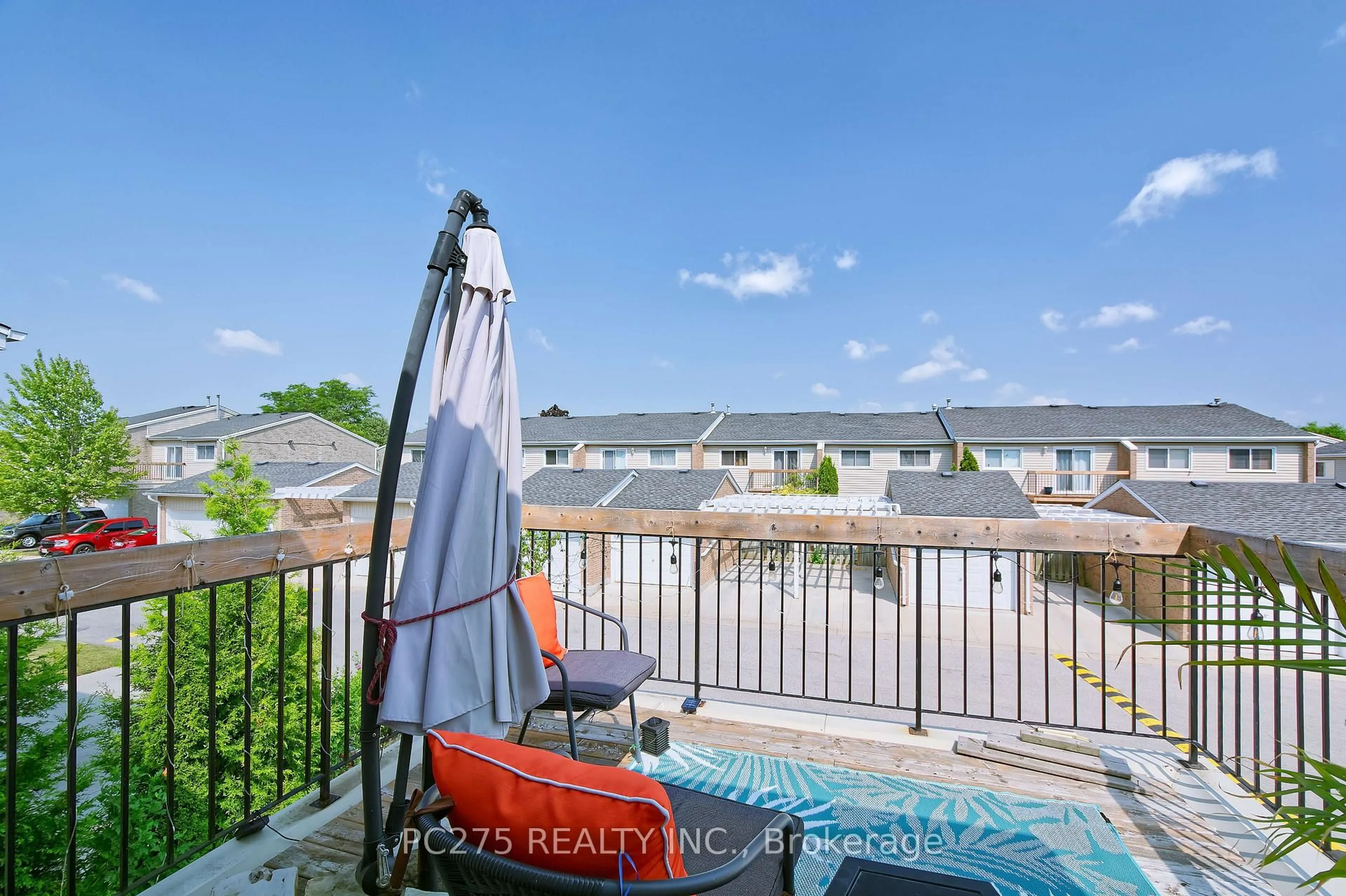 Patio, water/lake/river/ocean view for 669 Osgoode Dr #15, London South Ontario N6E 2C7