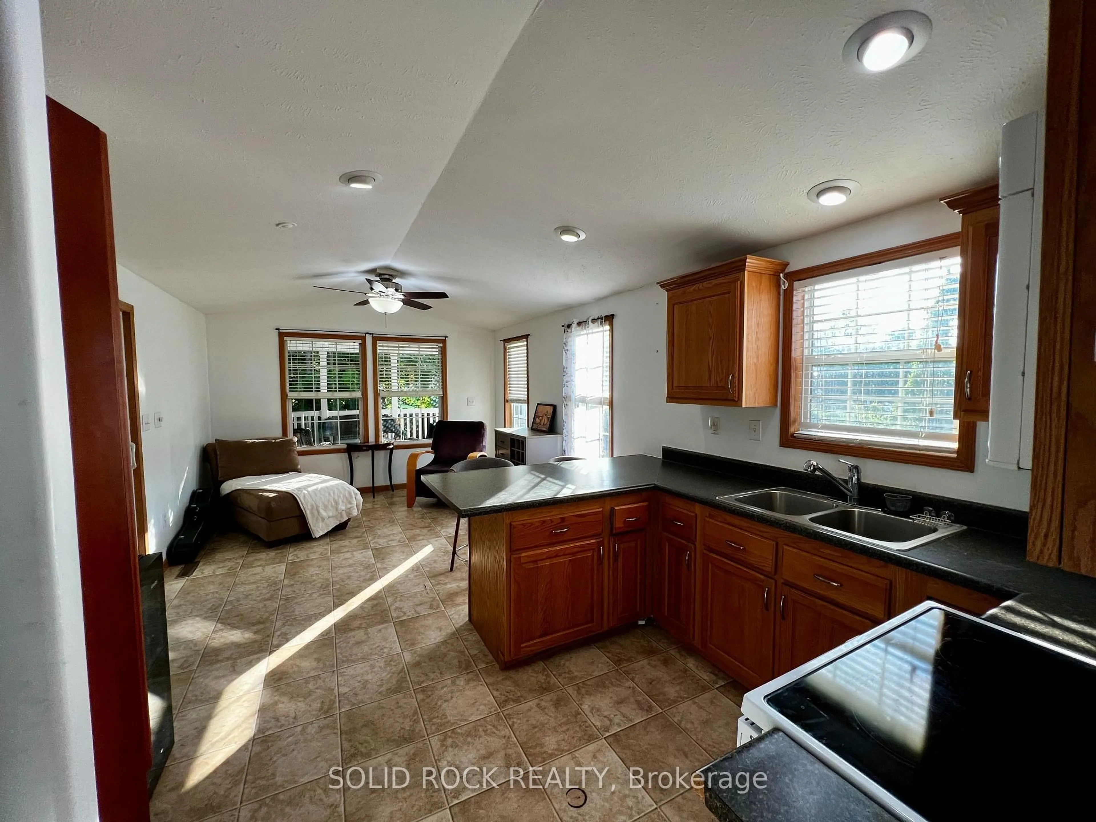 Open concept kitchen, ceramic/tile floor for 3535 St Joseph Blvd #90, Orleans Ontario K4A 0Z6