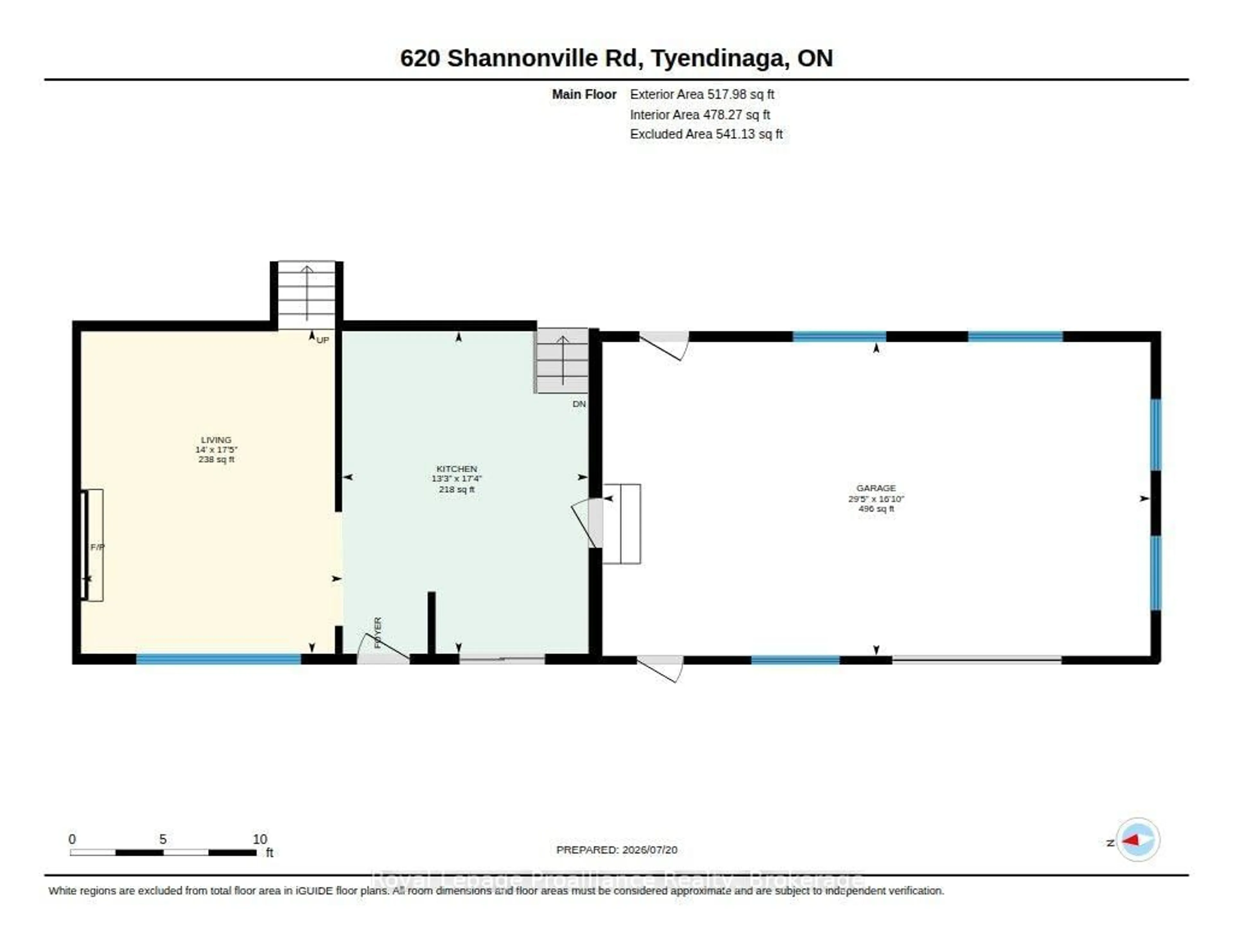 Floor plan for 620 Shannonville Rd, Shannonville Ontario K0K 3A0