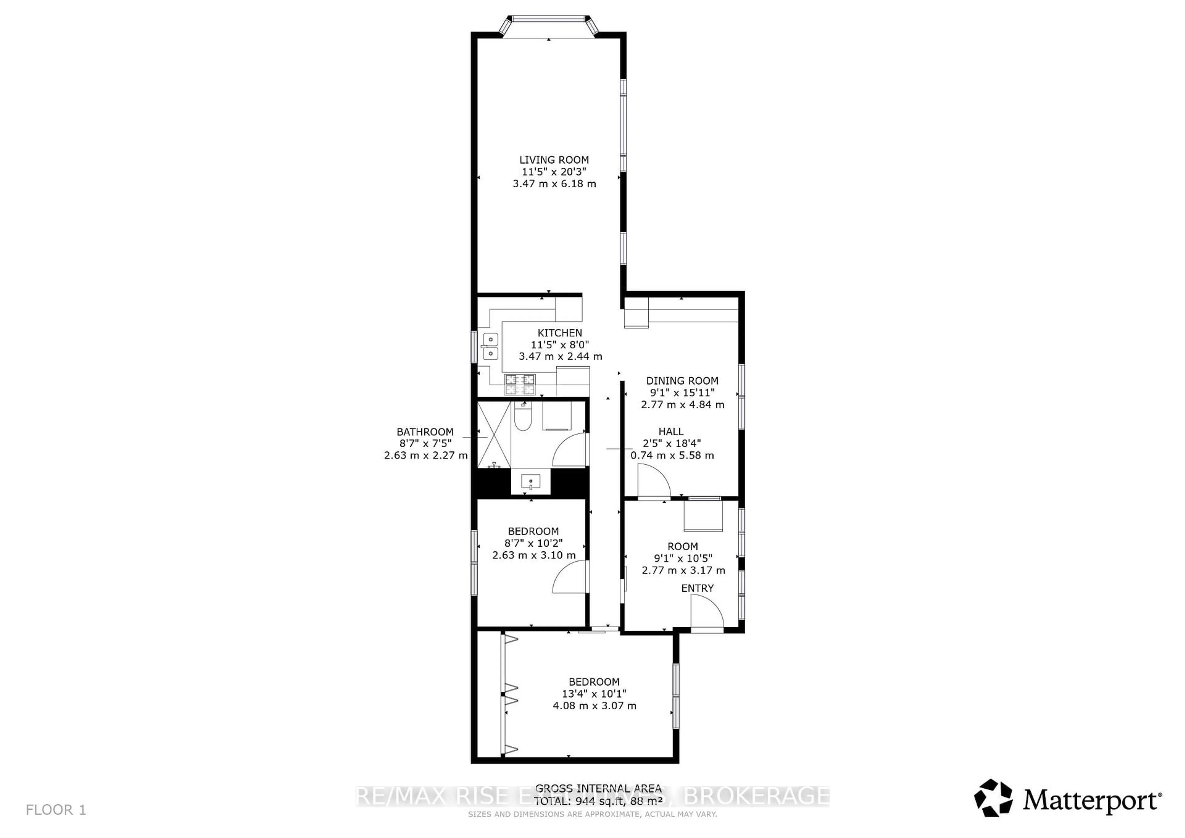 Floor plan for 18 Wentworth Dr, Kingston Ontario K7K 5C9