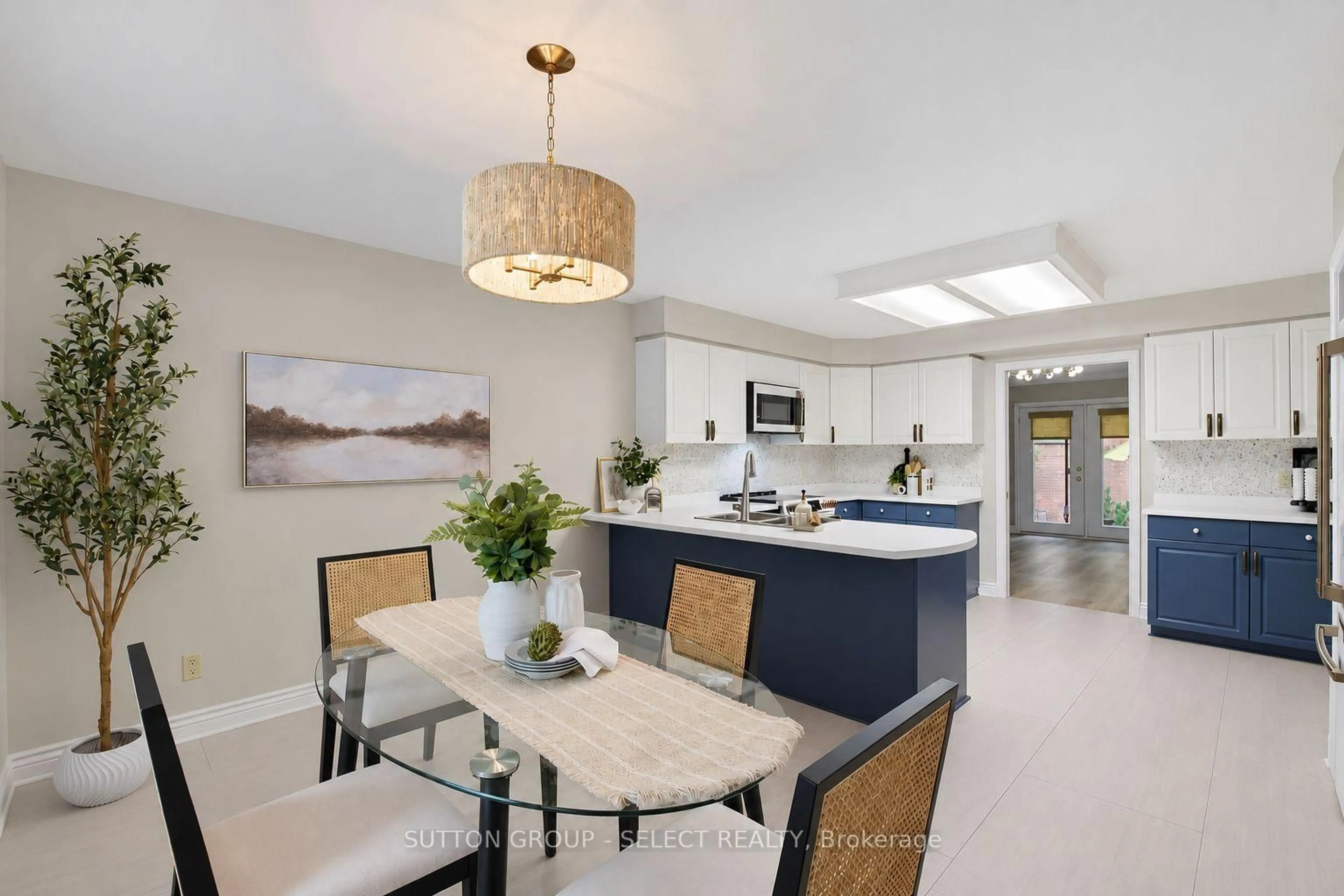 Open concept kitchen, ceramic/tile floor for 40 Quinella Dr #28, London South Ontario N6K 4K9