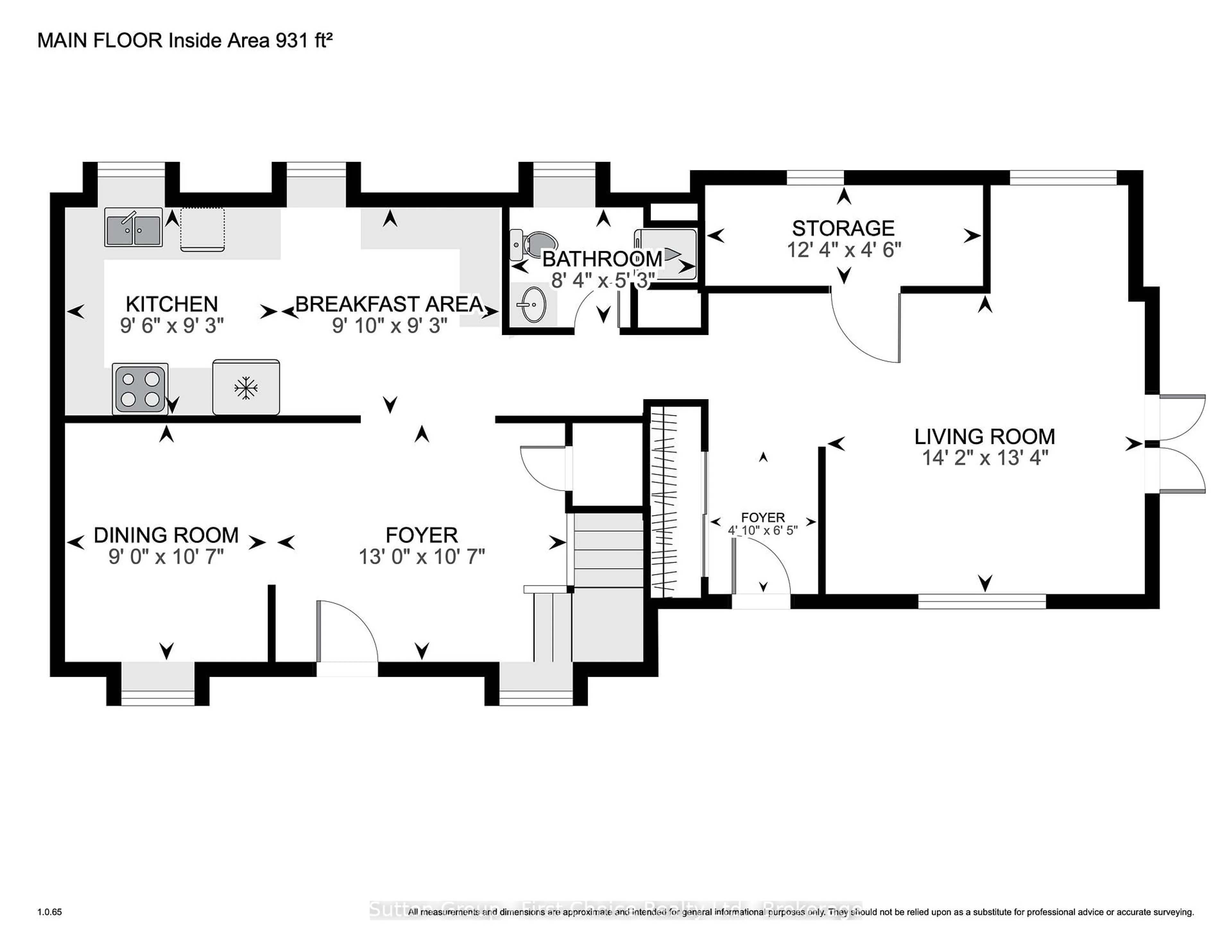 Floor plan for 293 Wellington St, St. Marys Ontario N4X 1C5