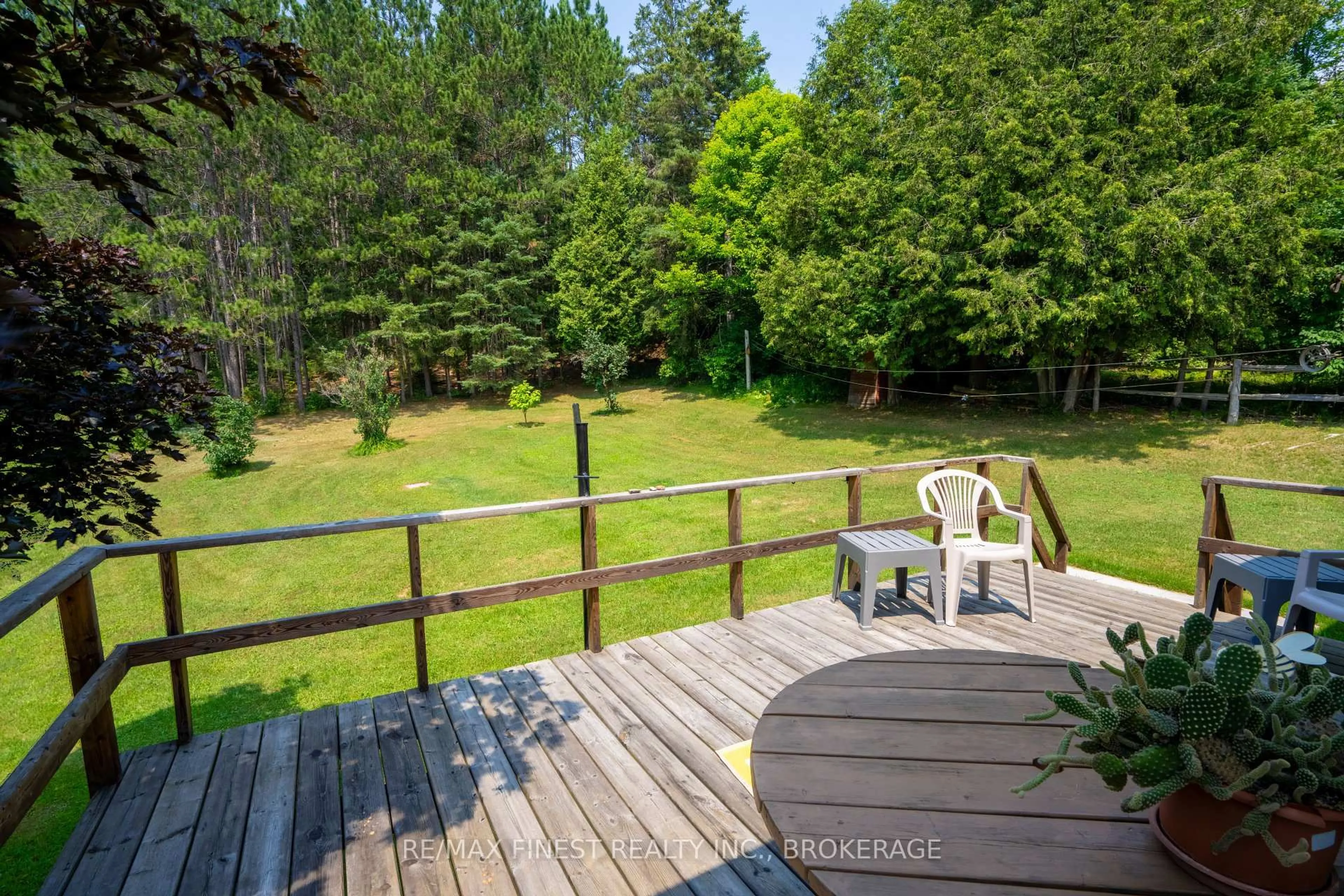Patio, forest/trees view for 1031 James Rd, Plevna Ontario K0H 2M0