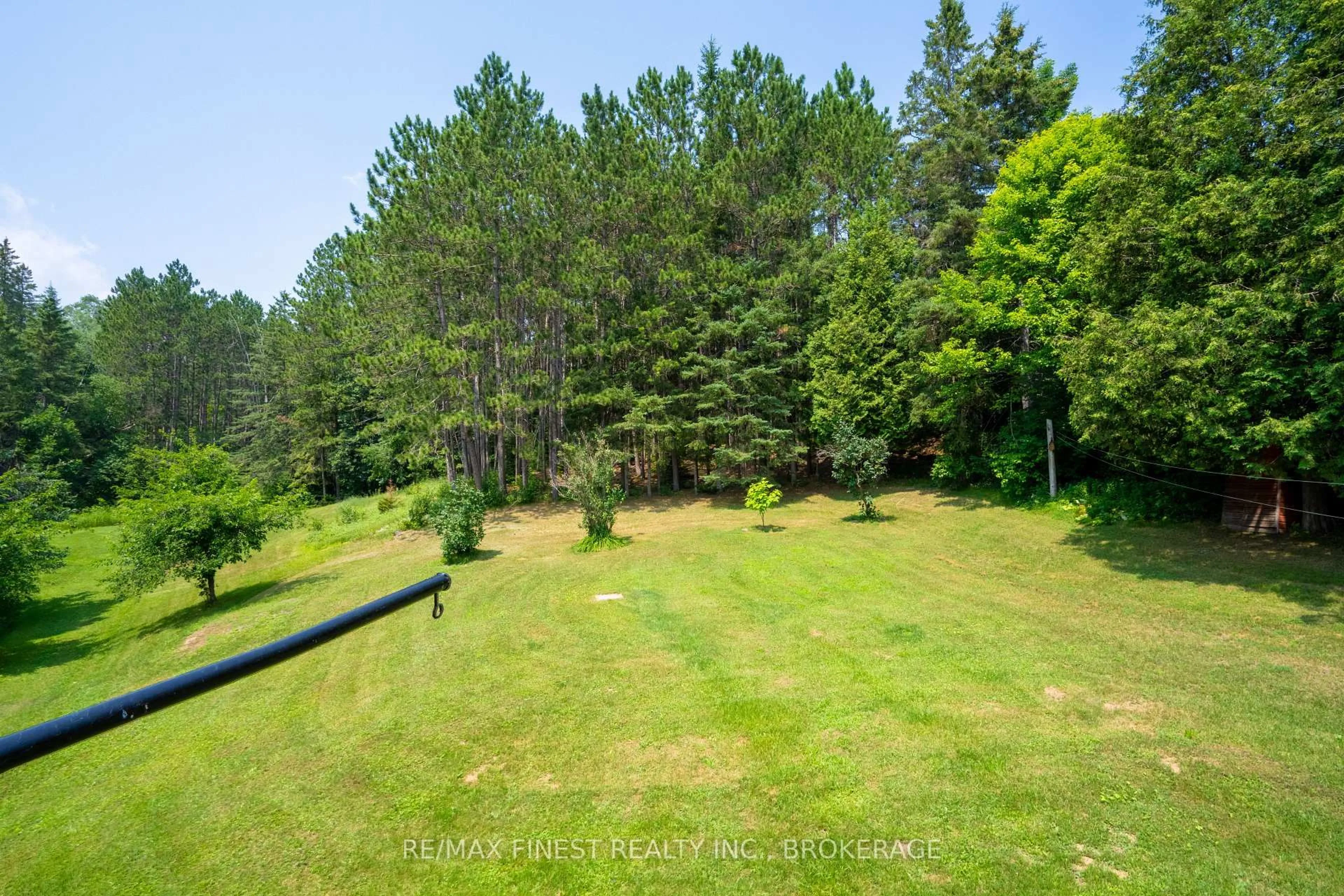 A pic from outside/outdoor area/front of a property/back of a property/a pic from drone, forest/trees view for 1031 James Rd, Plevna Ontario K0H 2M0