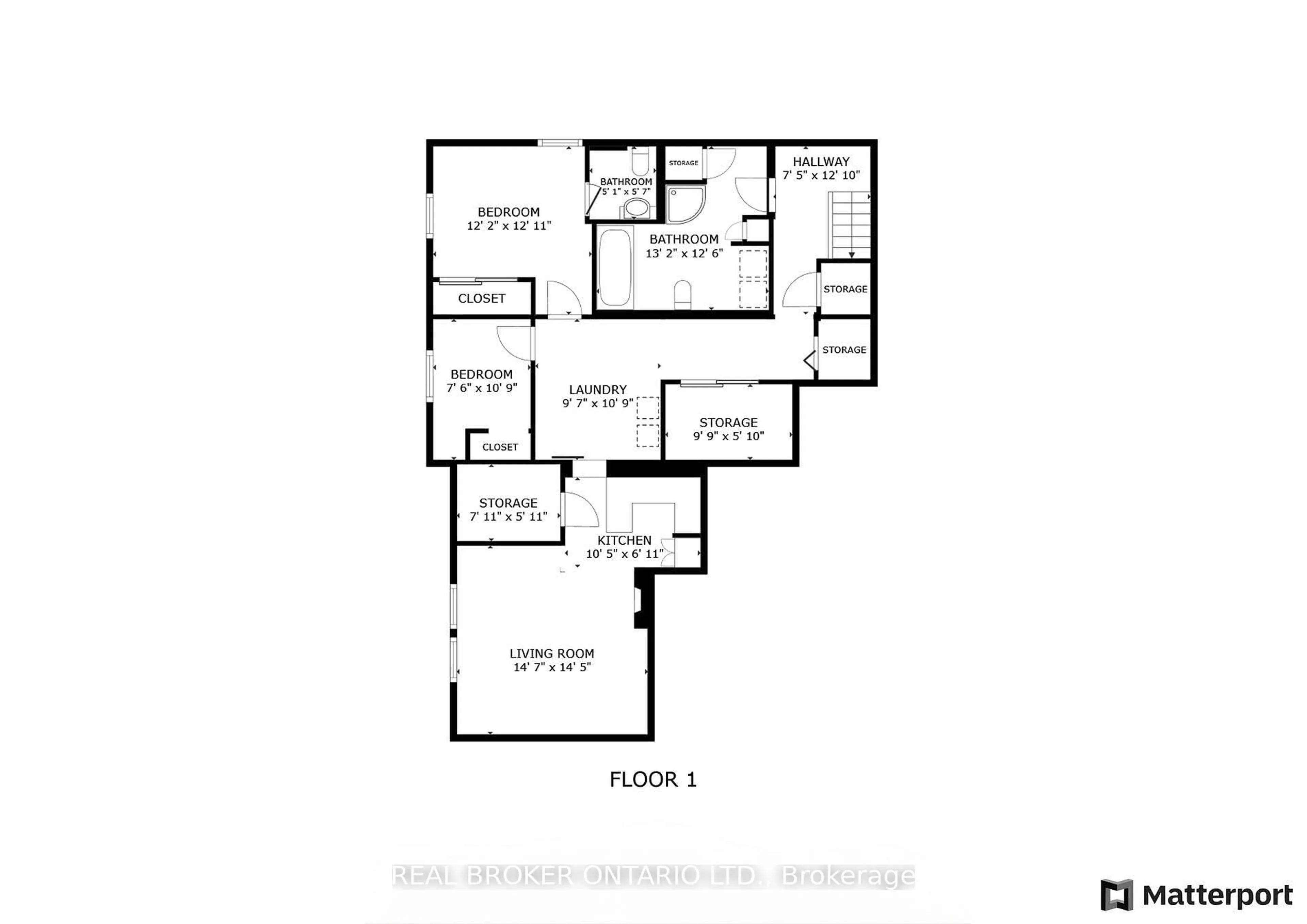 Floor plan for 685 Frederick St, Kitchener Ontario N2B 2B3