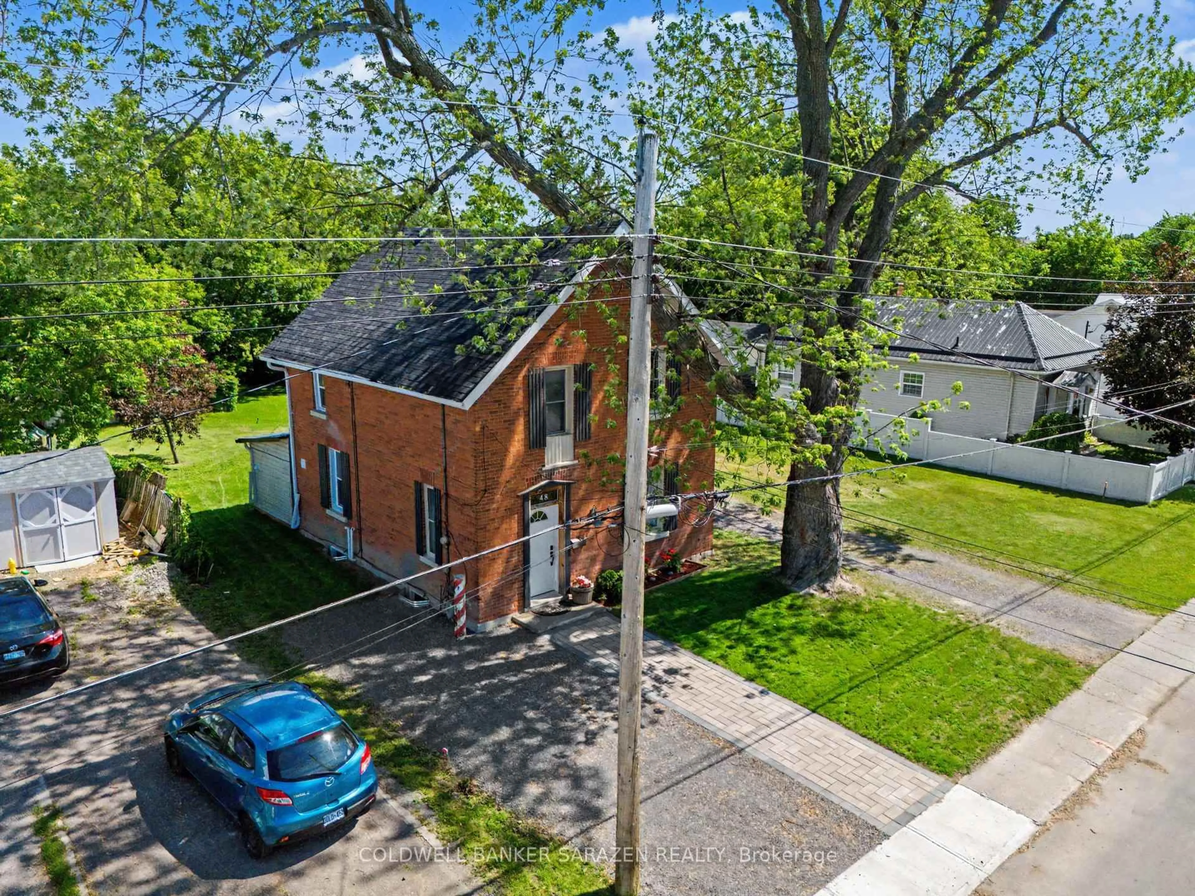 A pic from outside/outdoor area/front of a property/back of a property/a pic from drone, street for 48 Norma St, Arnprior Ontario K7S 3B5