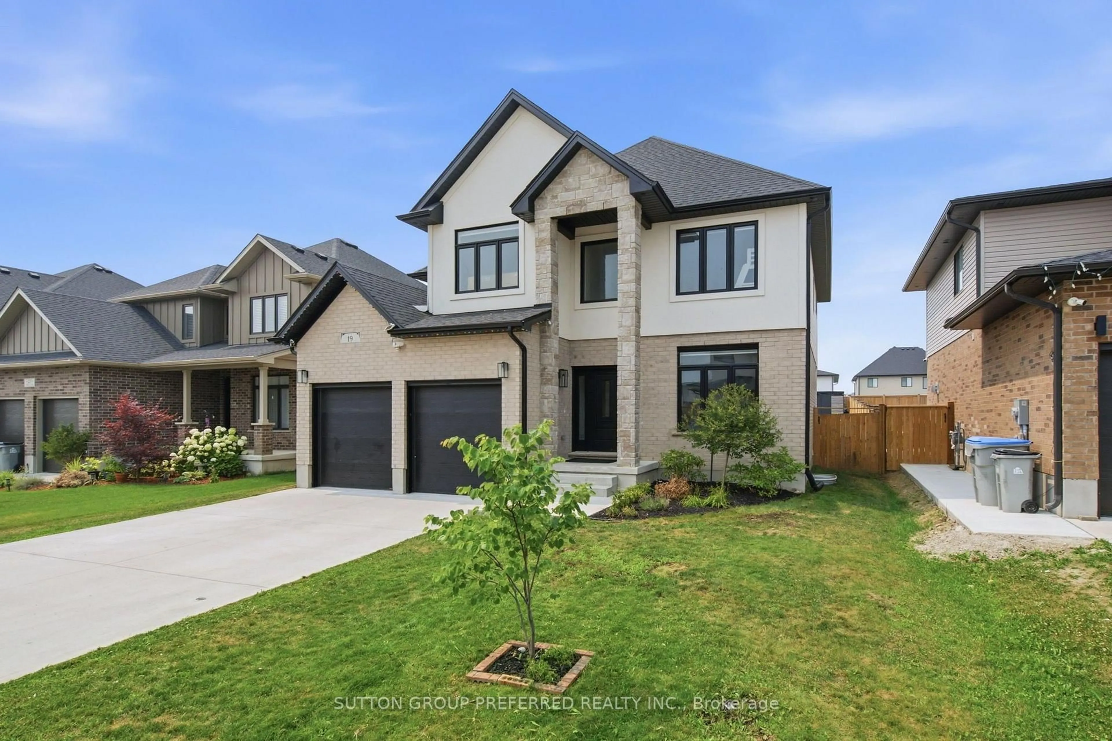 Home with brick exterior material, street for 19 Kaiser Lane, Middlesex Centre Ontario N0L 1R0
