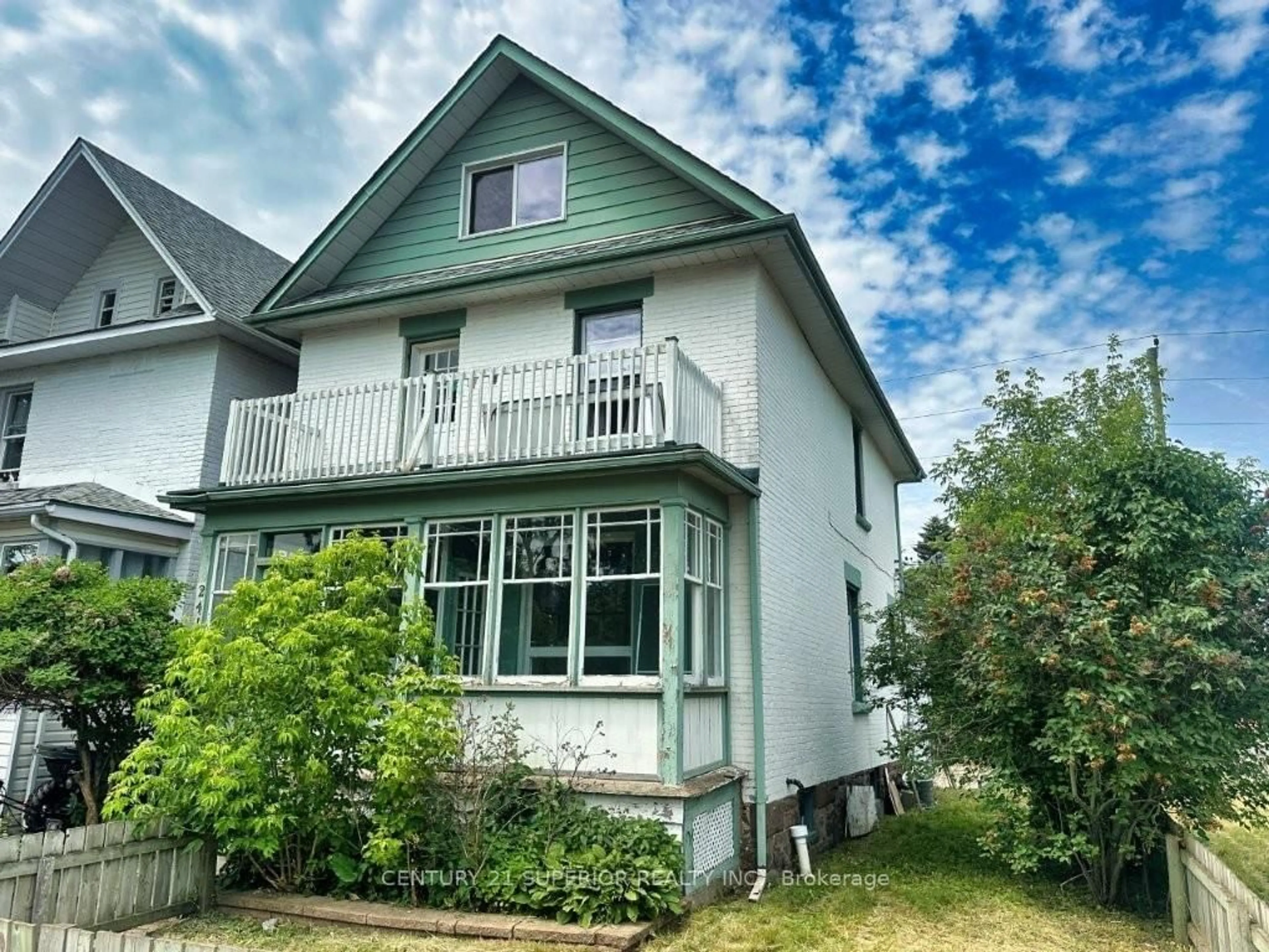 Home with vinyl exterior material, street for 241 Syndicate Ave, Thunder Bay Ontario P7C 3V9