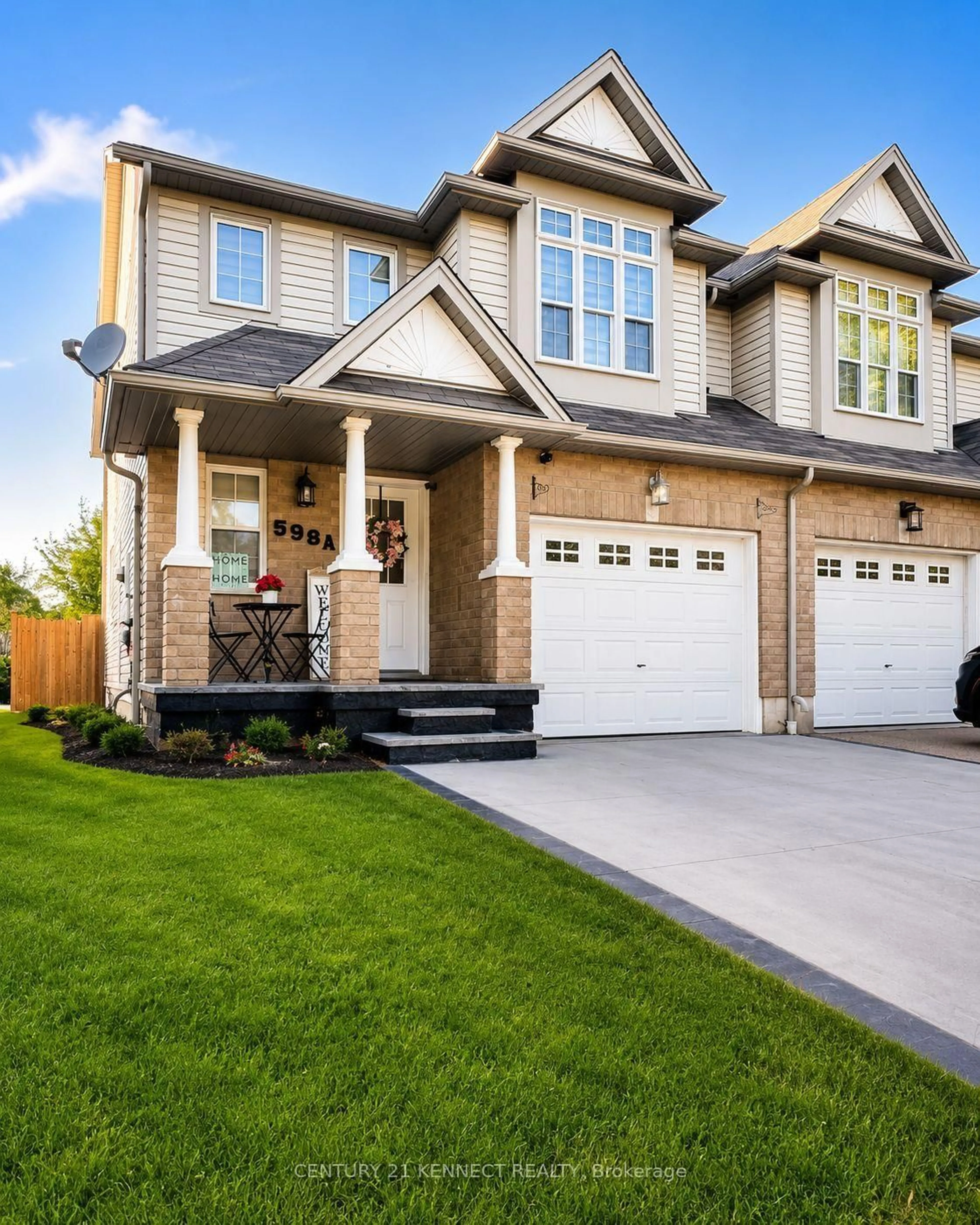 Home with brick exterior material, street for 598A Goldthread St, Waterloo Ontario N2V 2X6