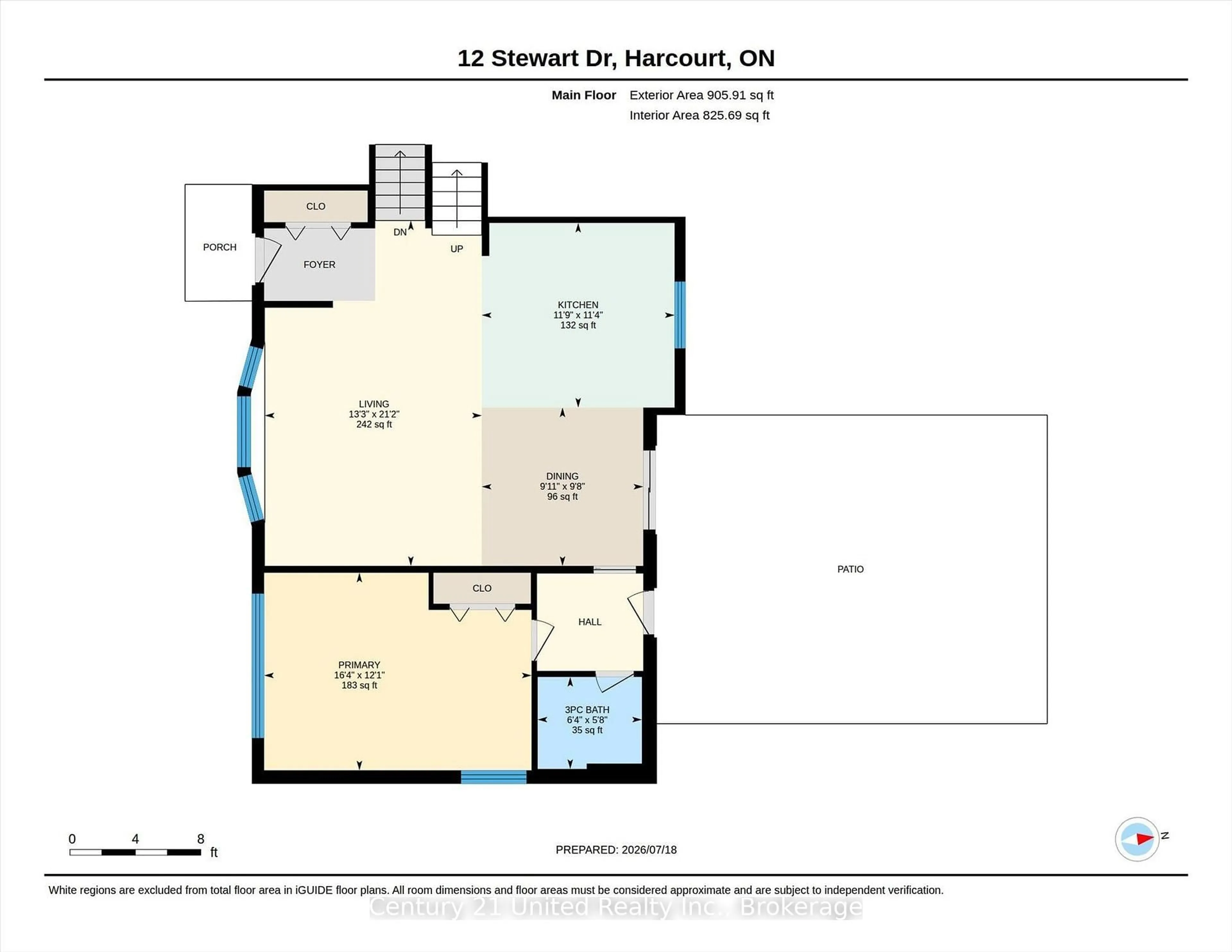 Floor plan for 12 Stewart Dr, Selwyn Ontario K0L 2H0