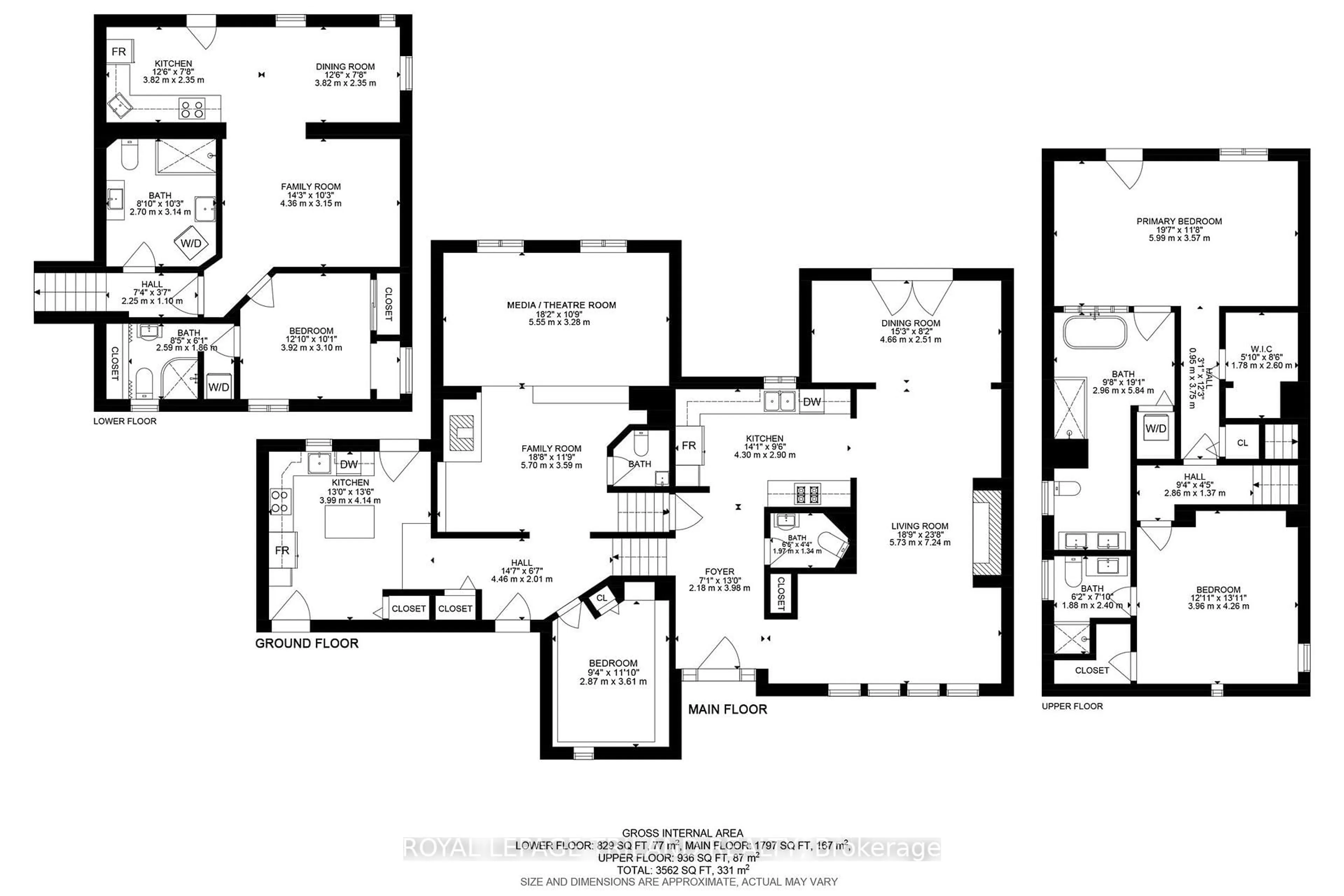 Floor plan for 9653 Joanne Ave, Lambton Shores Ontario N0M 1T0