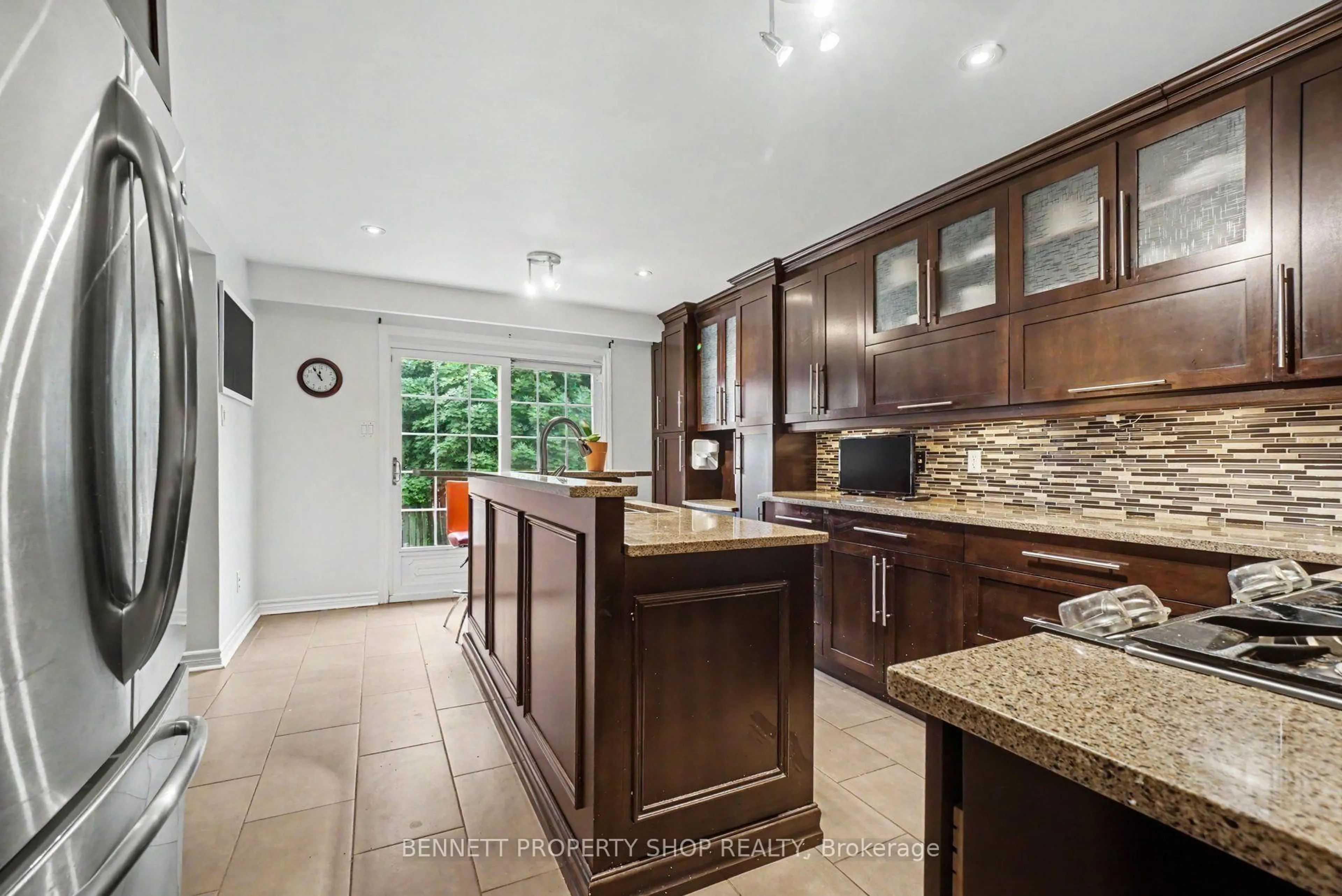 Open concept kitchen, ceramic/tile floor for 1879 Leclair Cres, Orleans Ontario K1E 3S1
