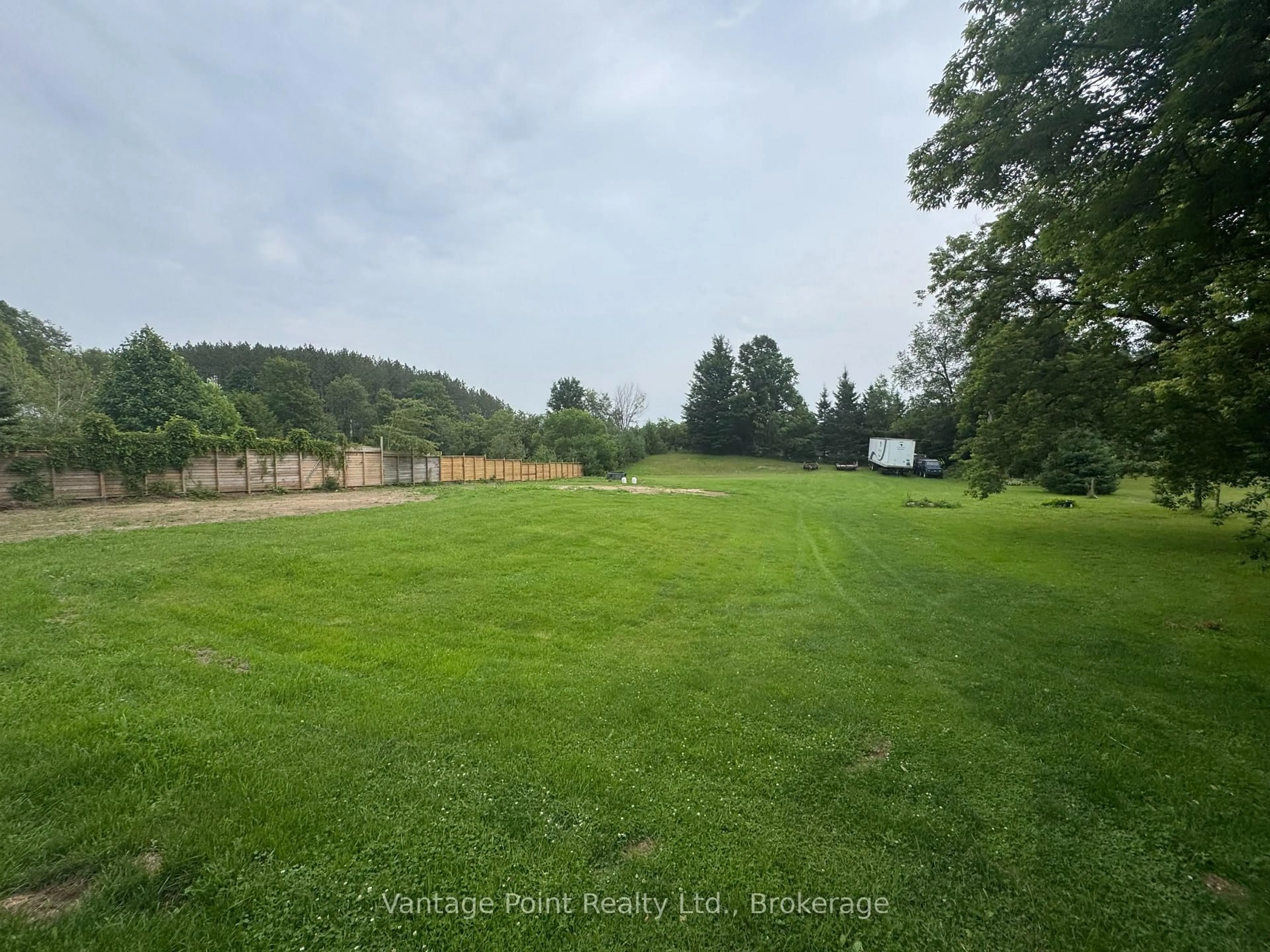 A pic from outside/outdoor area/front of a property/back of a property/a pic from drone, forest/trees view for 136 Torry St, Grey Highlands Ontario N0C 1K0