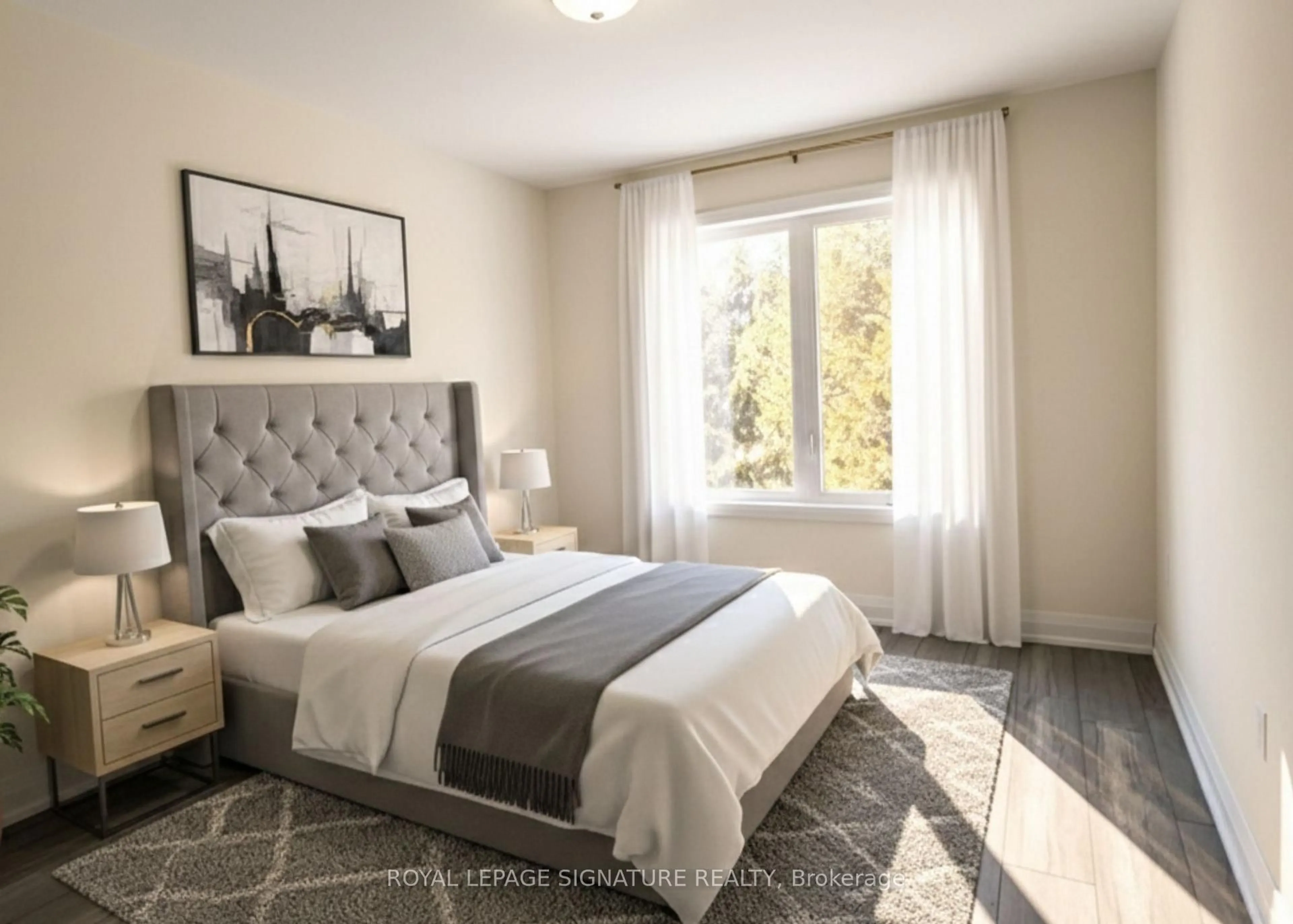 Bedroom with bed, unknown for 393 Manitoba St #1, Bracebridge Ontario P1L 1B4