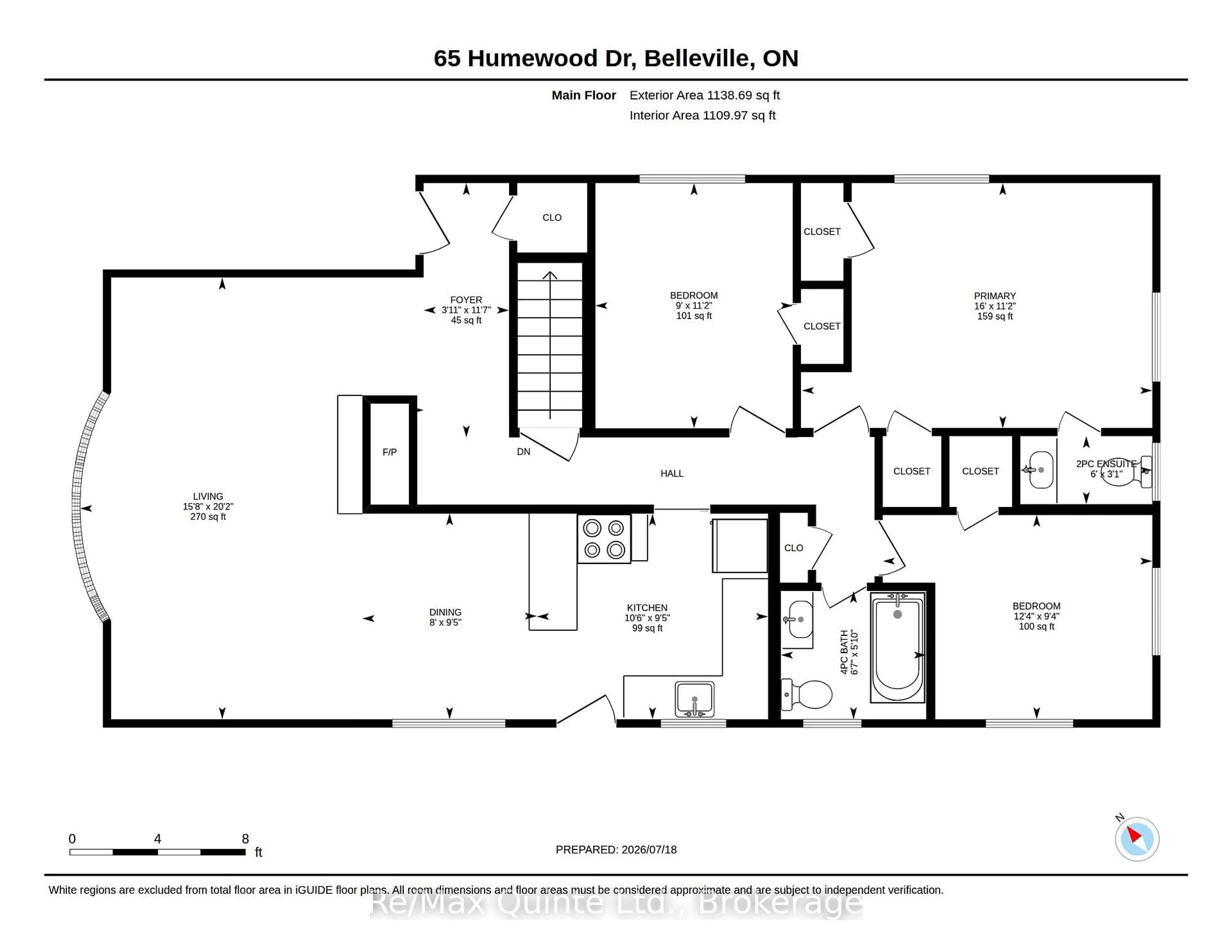 Floor plan for 65 Humewood Dr, Belleville Ontario K8N 4E3