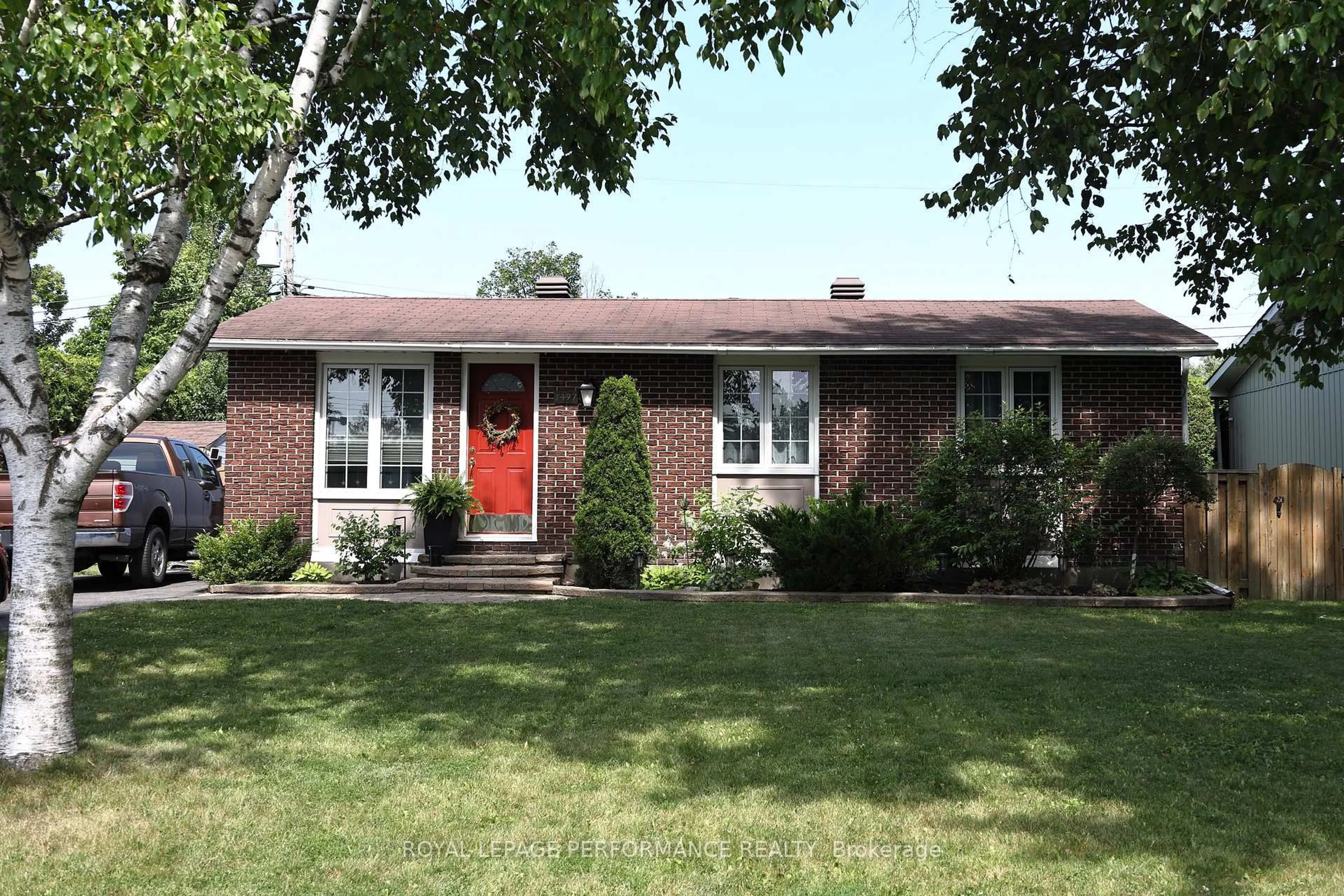 Home with brick exterior material, street for 1497 Blackheath St, Orleans Ontario K1E 1K6