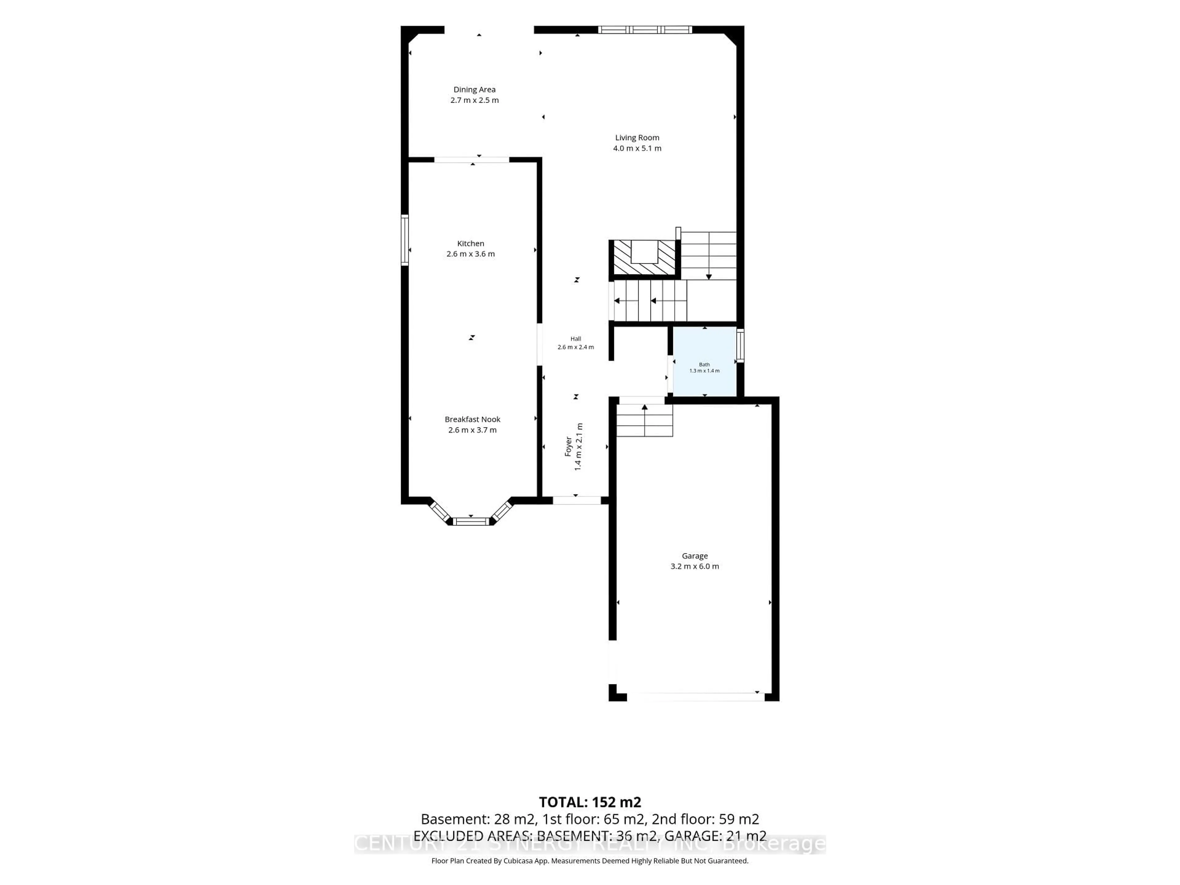 Floor plan for 596 Deancourt Cres, Ottawa Ontario K4A 3G5