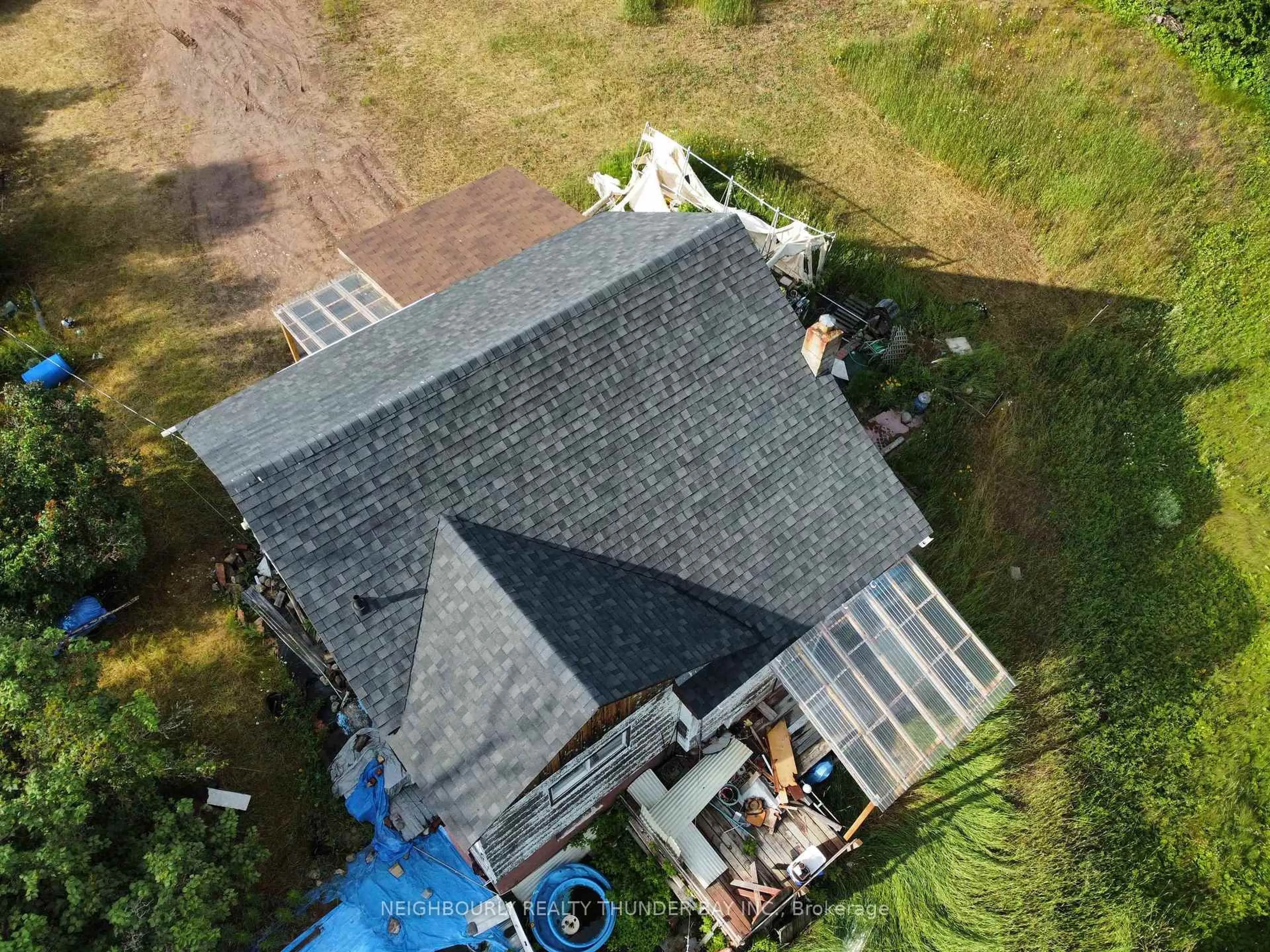 A pic from outside/outdoor area/front of a property/back of a property/a pic from drone, building for 2071 Lakeshore Dr, Shuniah Ontario P7A 0L6