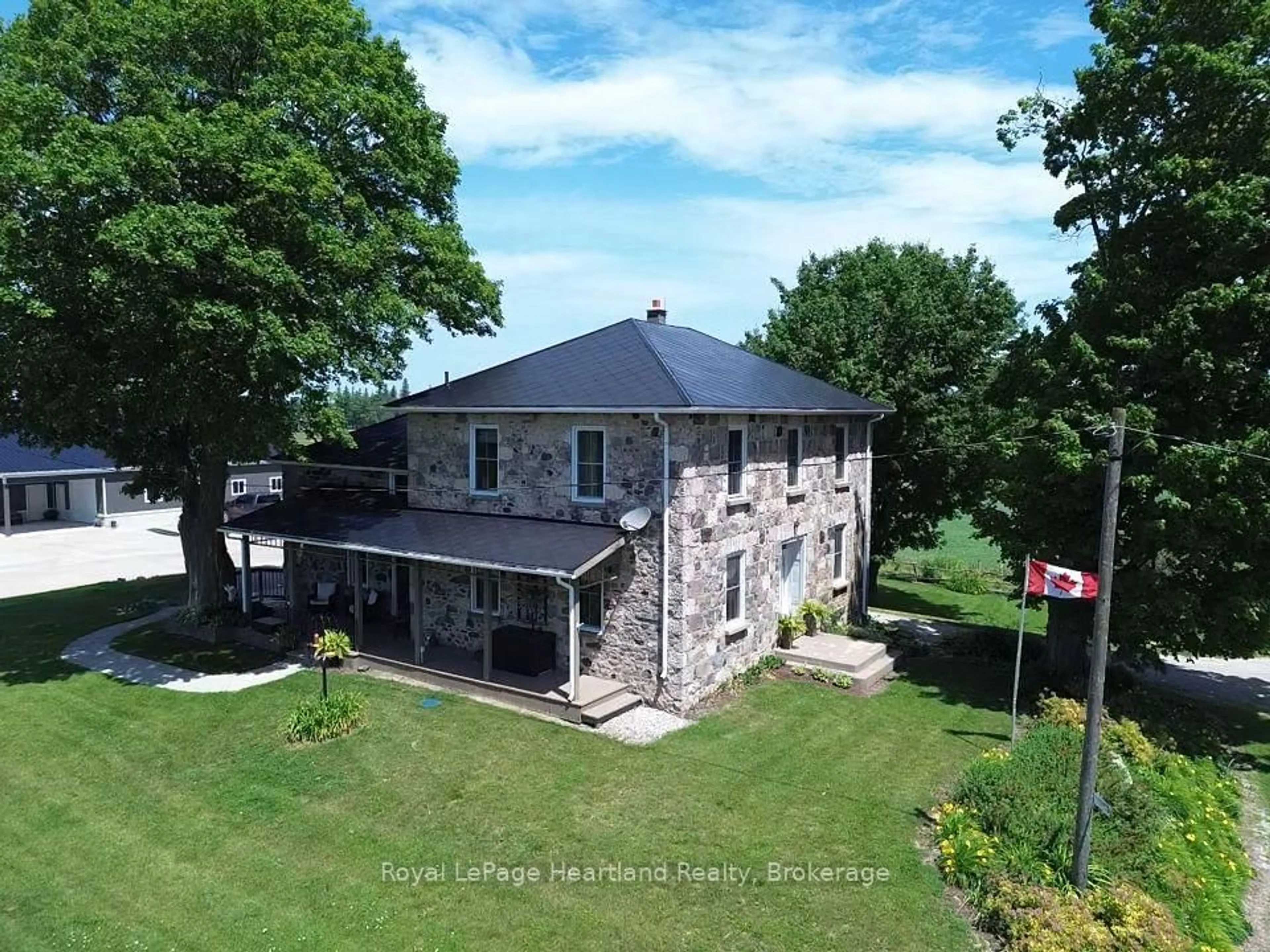 A pic from outside/outdoor area/front of a property/back of a property/a pic from drone, building for 86653 Harper Line, Ashfield-Colborne-Wawanosh Ontario N0G 2H0