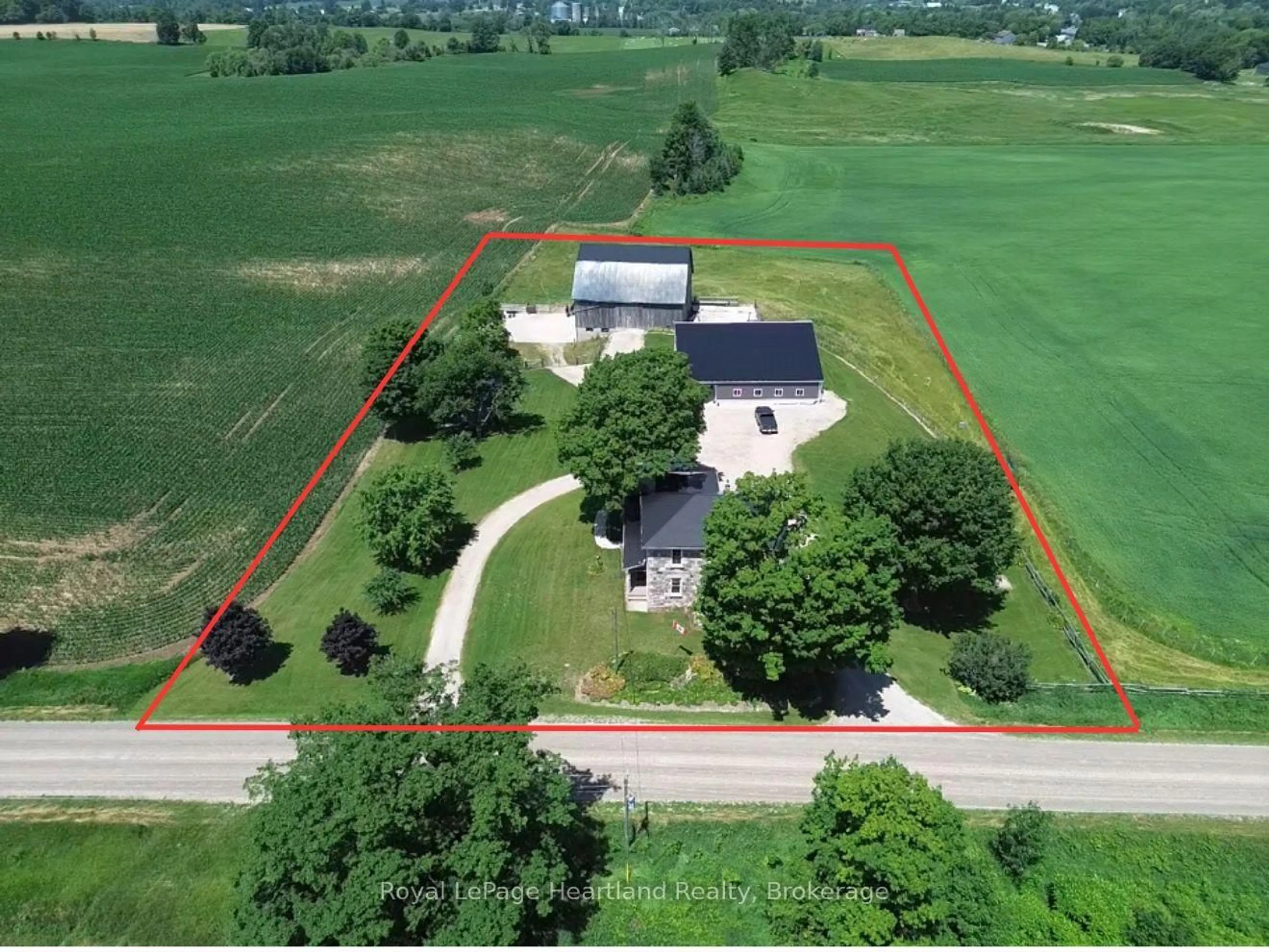 A pic from outside/outdoor area/front of a property/back of a property/a pic from drone, building for 86653 Harper Line, Ashfield-Colborne-Wawanosh Ontario N0G 2H0