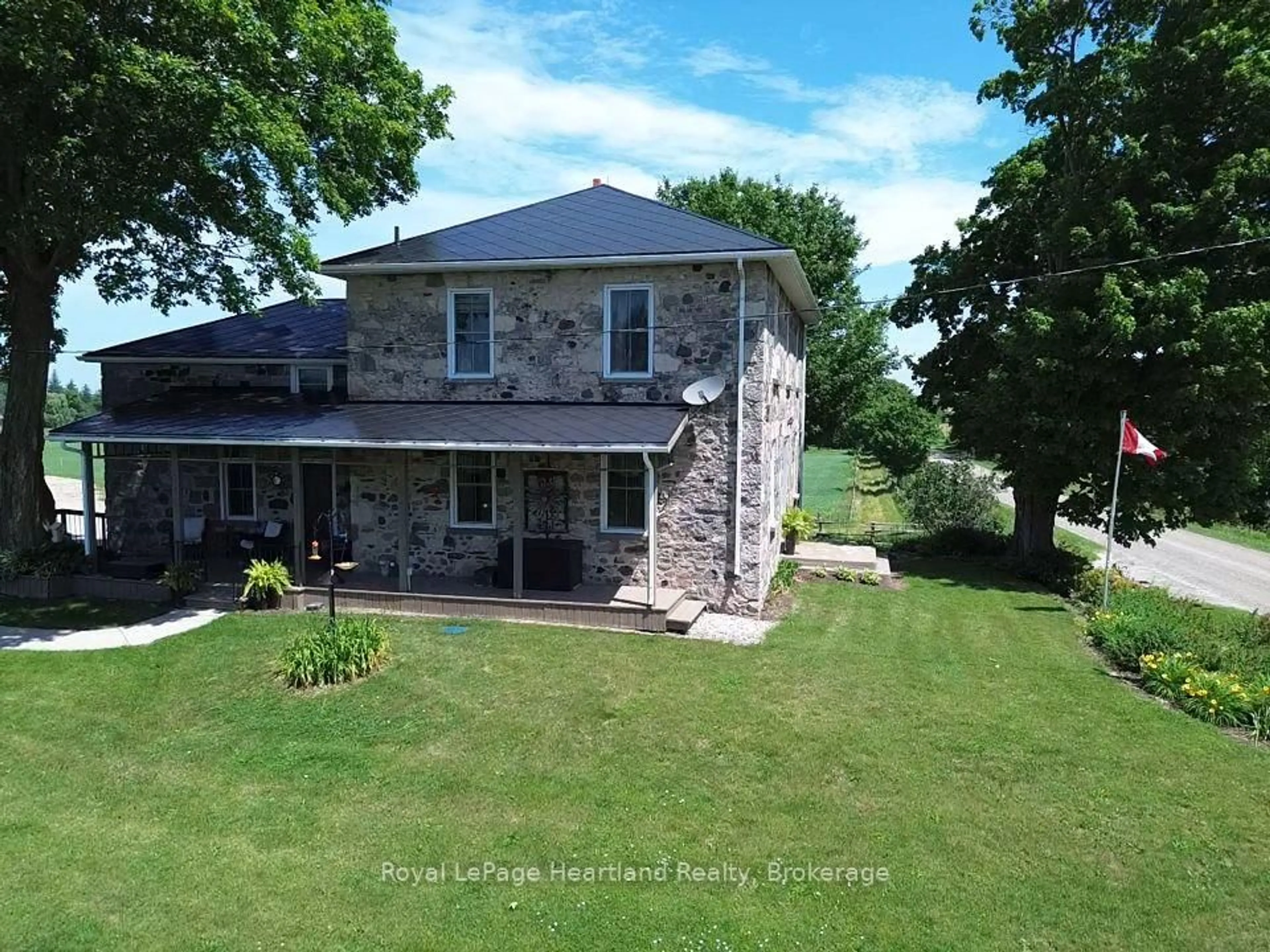 A pic from outside/outdoor area/front of a property/back of a property/a pic from drone, building for 86653 Harper Line, Ashfield-Colborne-Wawanosh Ontario N0G 2H0